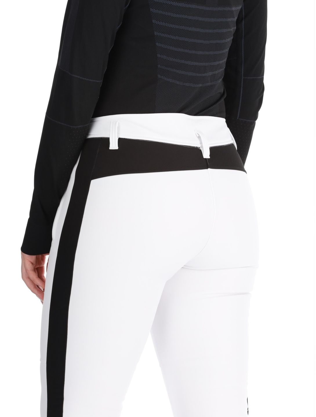 Deluni, Neva pantaloni da sci softshell donna Optic White bianco 