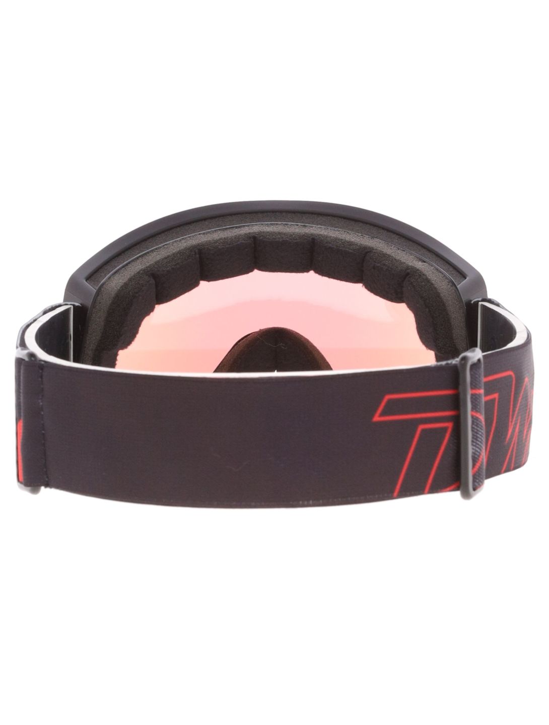 Demon, Intrepid (OTG) mascherina da sci OTG unisex Matt Black Red - Orange Red Mirror nero 