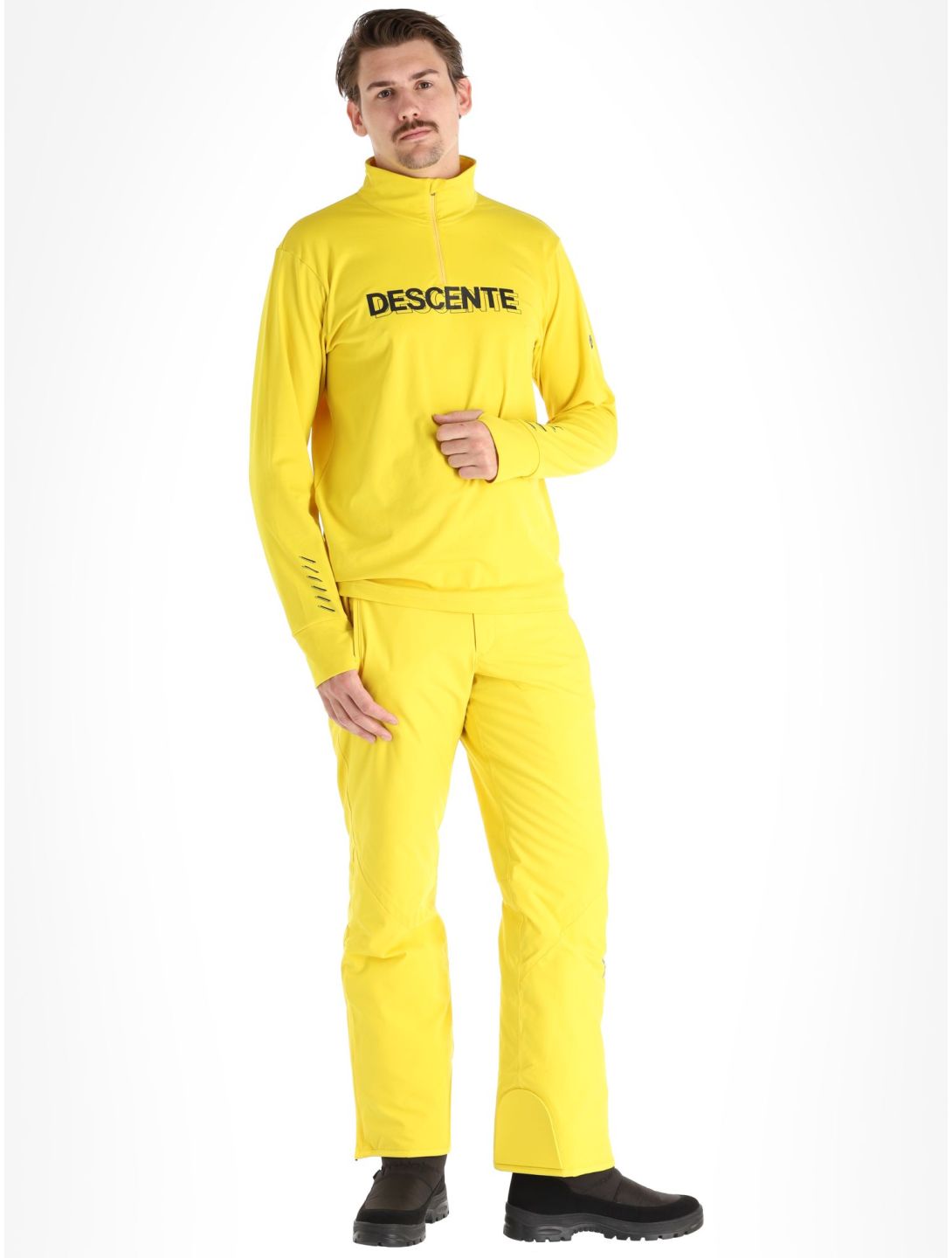 Descente, Archer maglione uomo Warbler Yellow giallo 