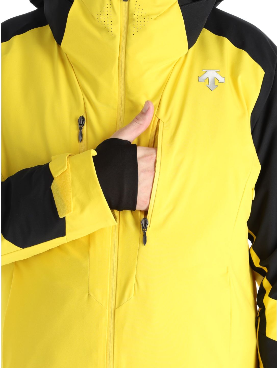 Descente, Chester giacca sci uomo Warbler Yellow giallo, nero 