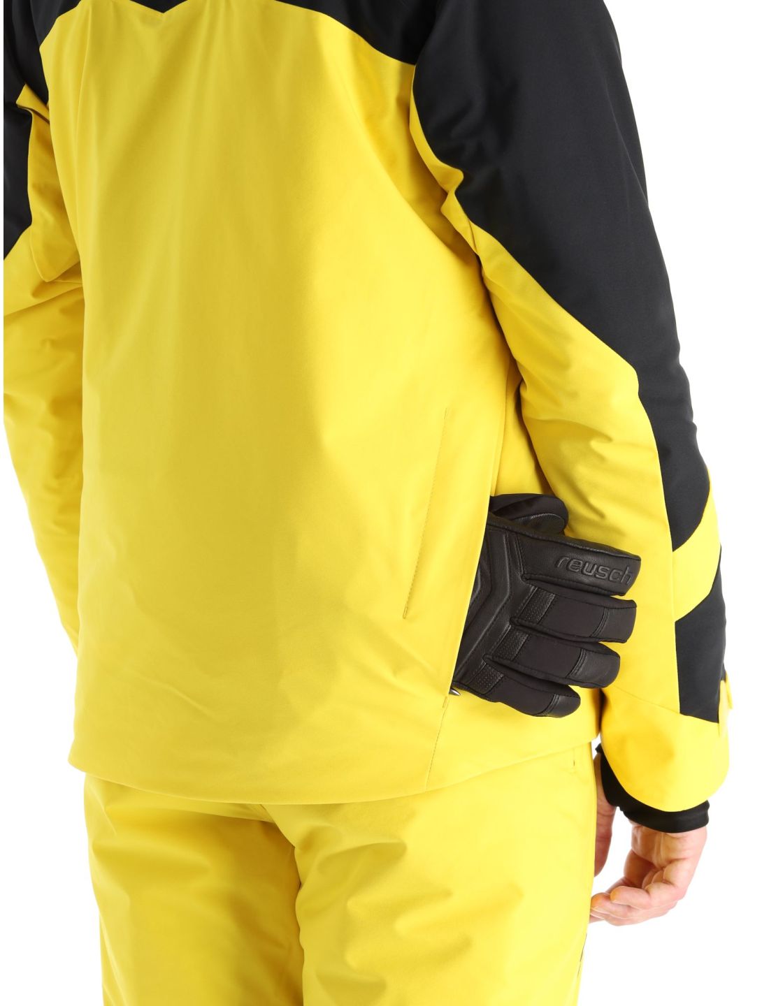 Descente, Chester giacca sci uomo Warbler Yellow giallo, nero 