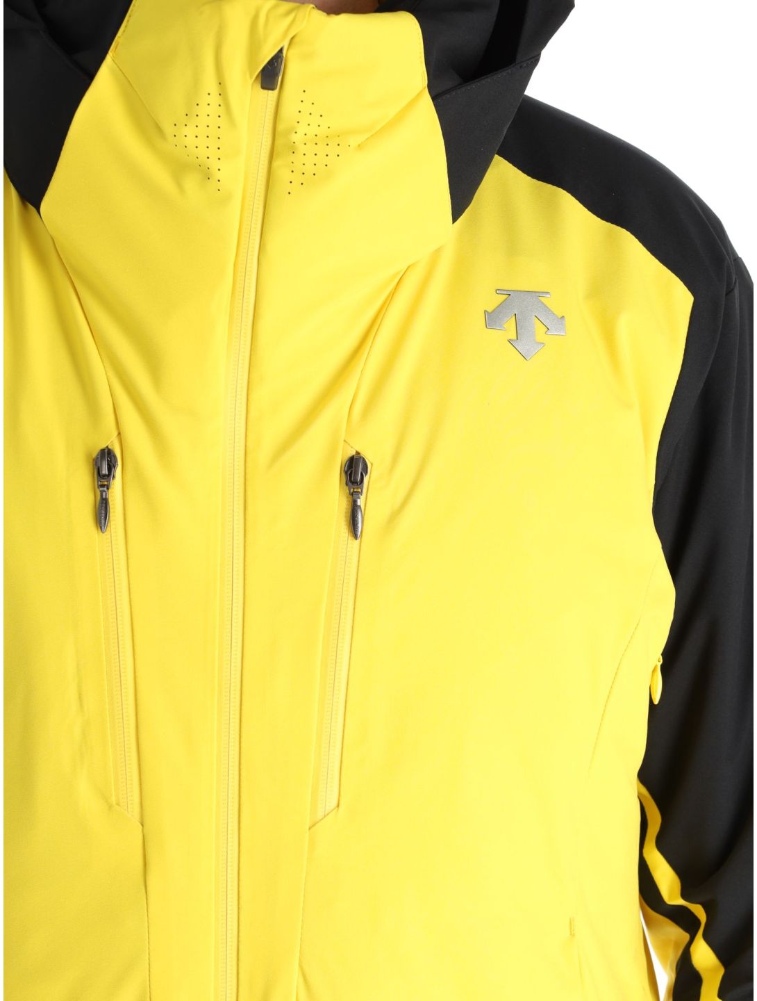 Descente, Chester giacca sci uomo Warbler Yellow giallo, nero 