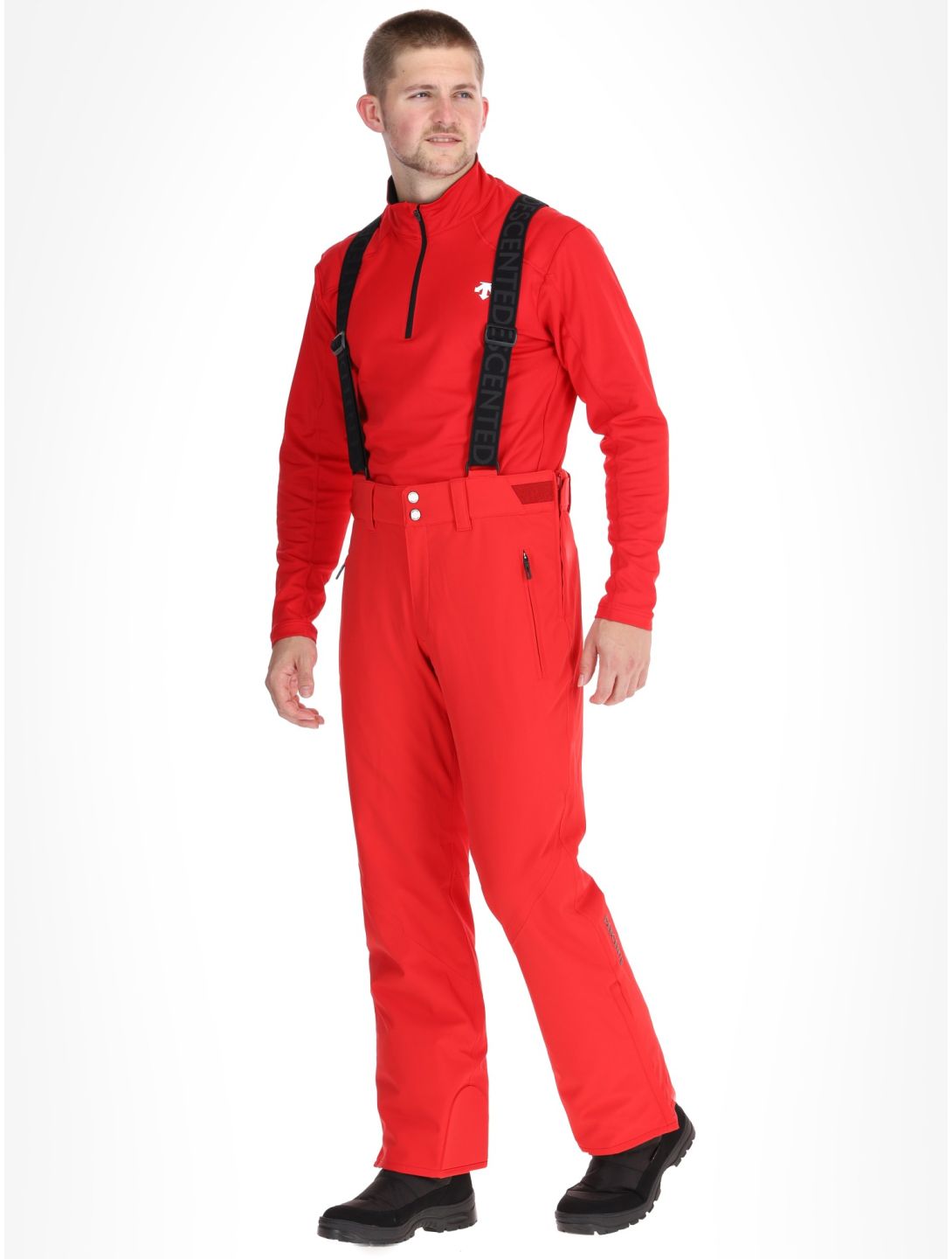 Descente, M-GD40 pantaloni da sci uomo Electric Red rosso 