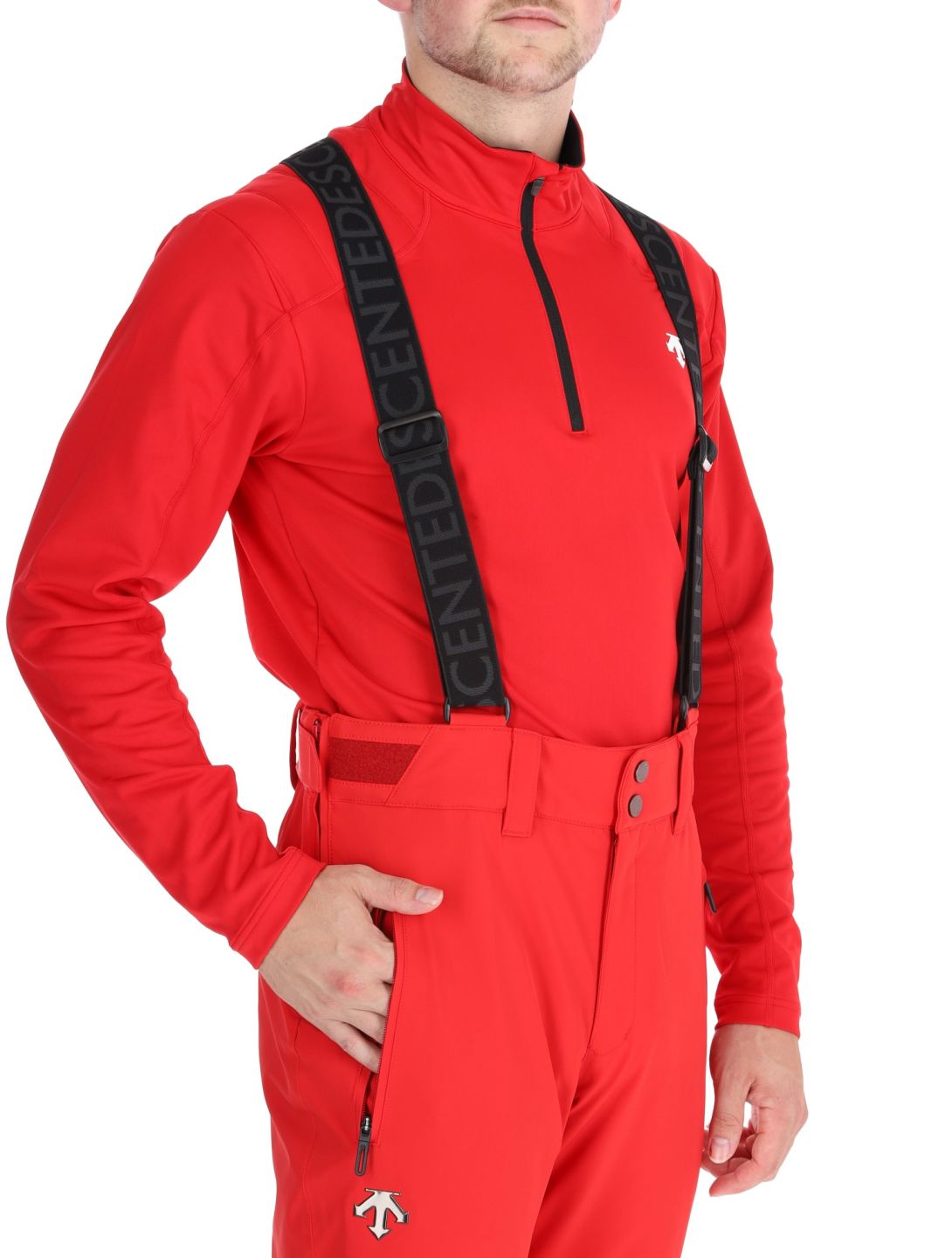 Descente, M-GD40 pantaloni da sci uomo Electric Red rosso 