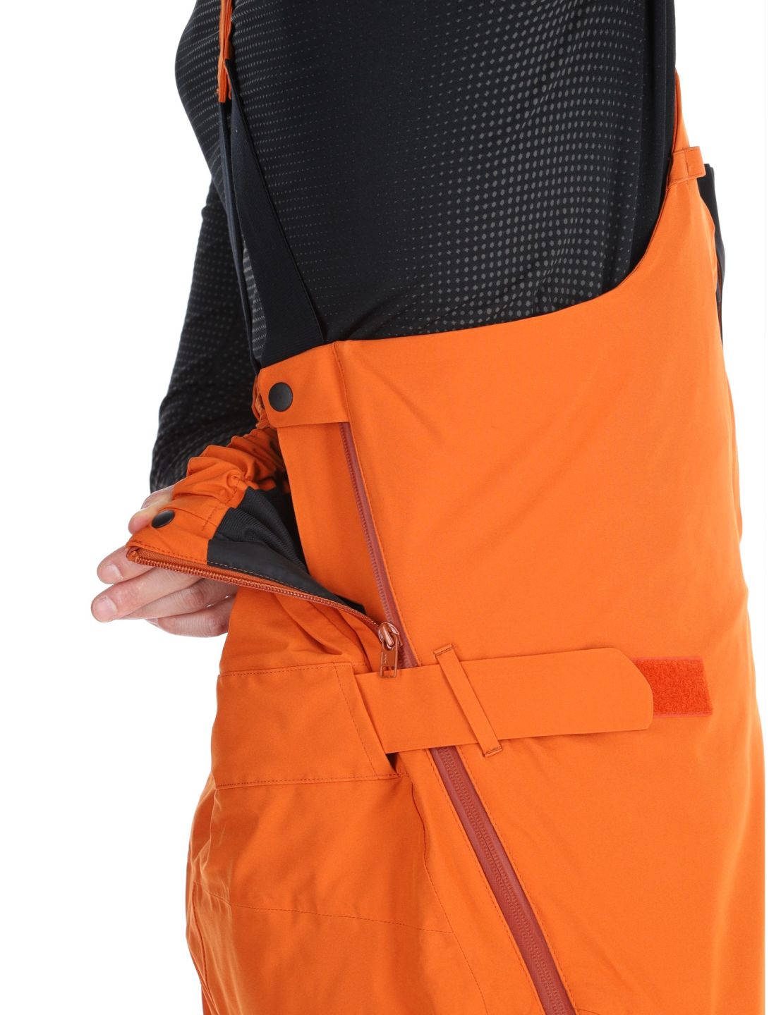 Descente, M-GD50M pantaloni da sci senza imbottitura BIB uomo Ripen Orange arancio 