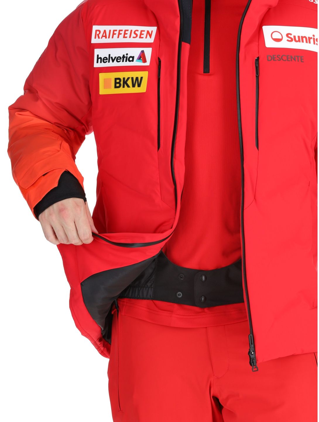 Descente, M-GK21 giacca sci uomo Swiss rosso 