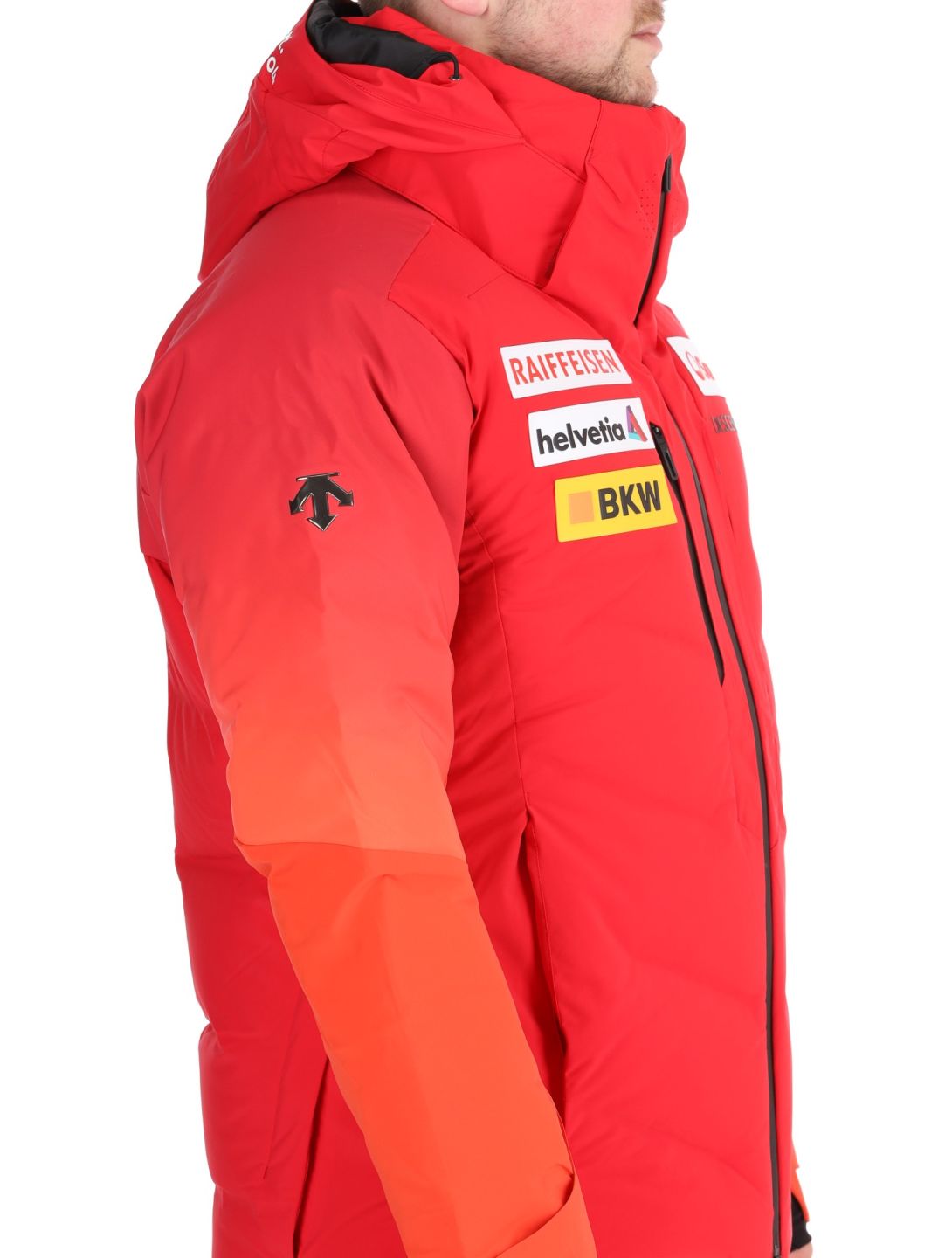 Descente, M-GK21 giacca sci uomo Swiss rosso 