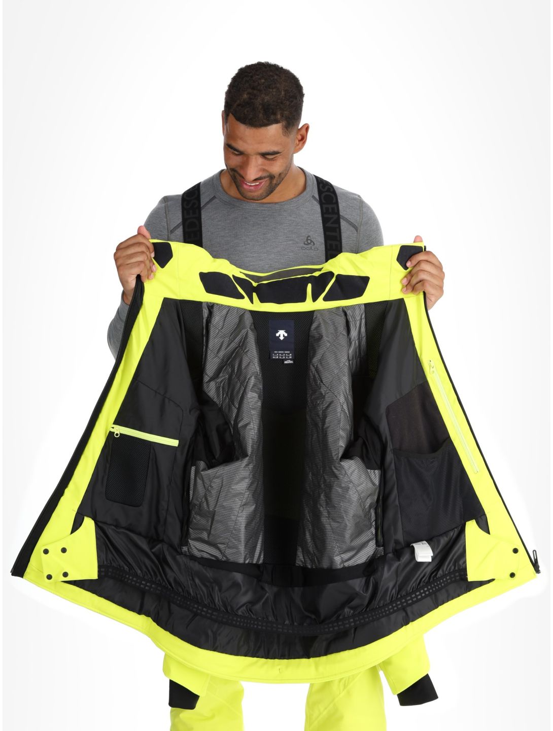 Descente, M-GK24 giacca sci uomo Glint Yellow giallo 