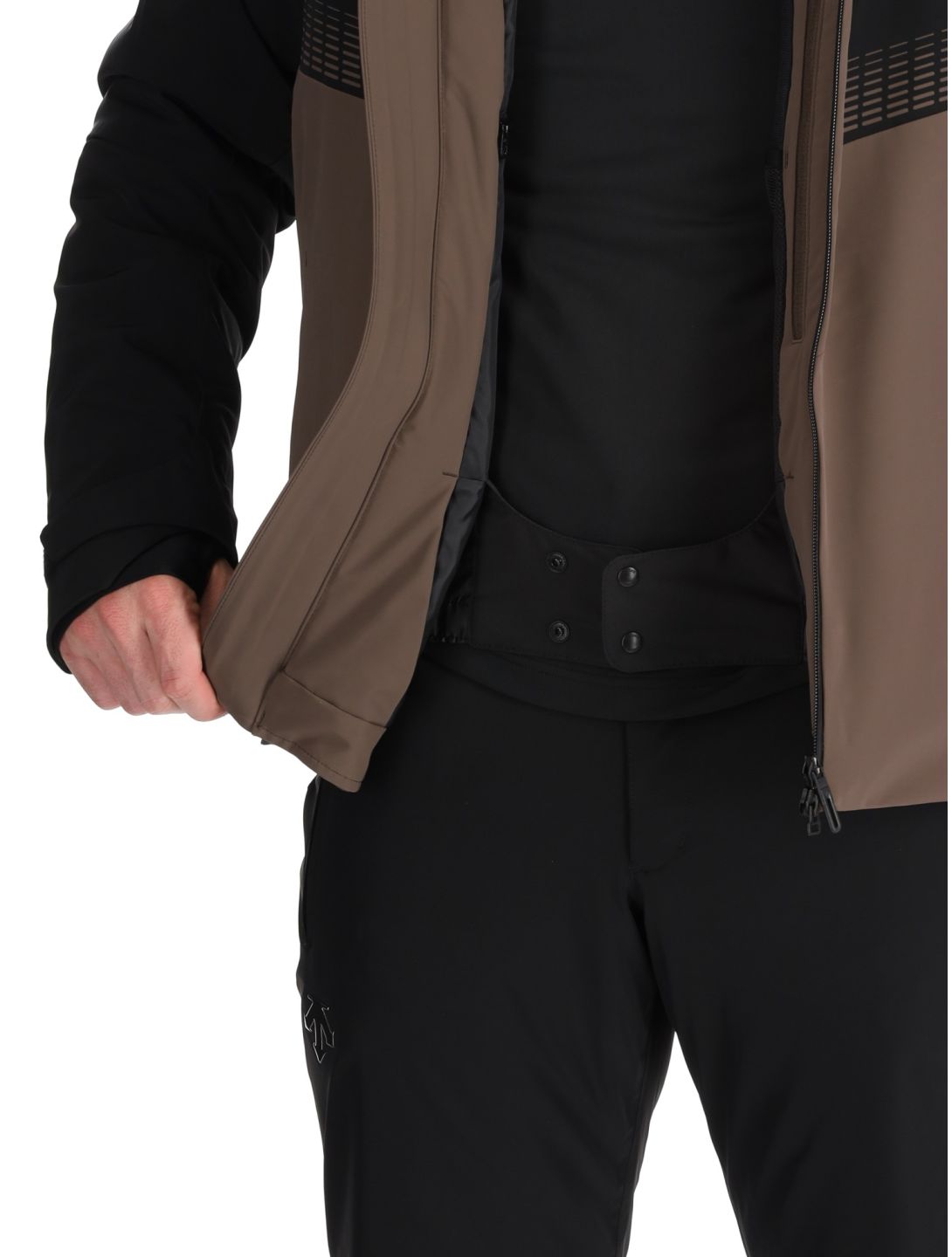 Descente, M-GK26 giacca sci uomo Bark Brown marrone 