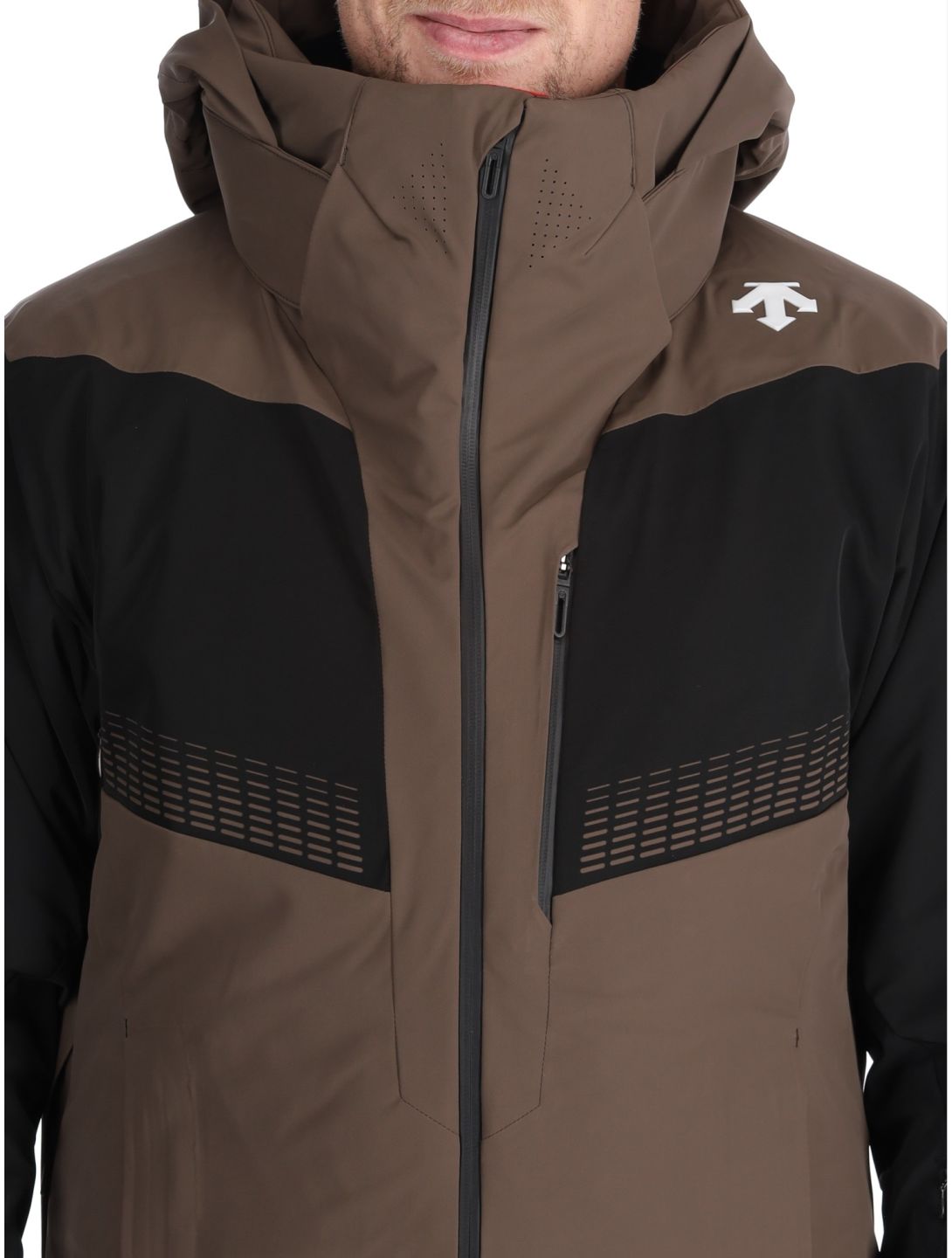 Descente, M-GK26 giacca sci uomo Bark Brown marrone 