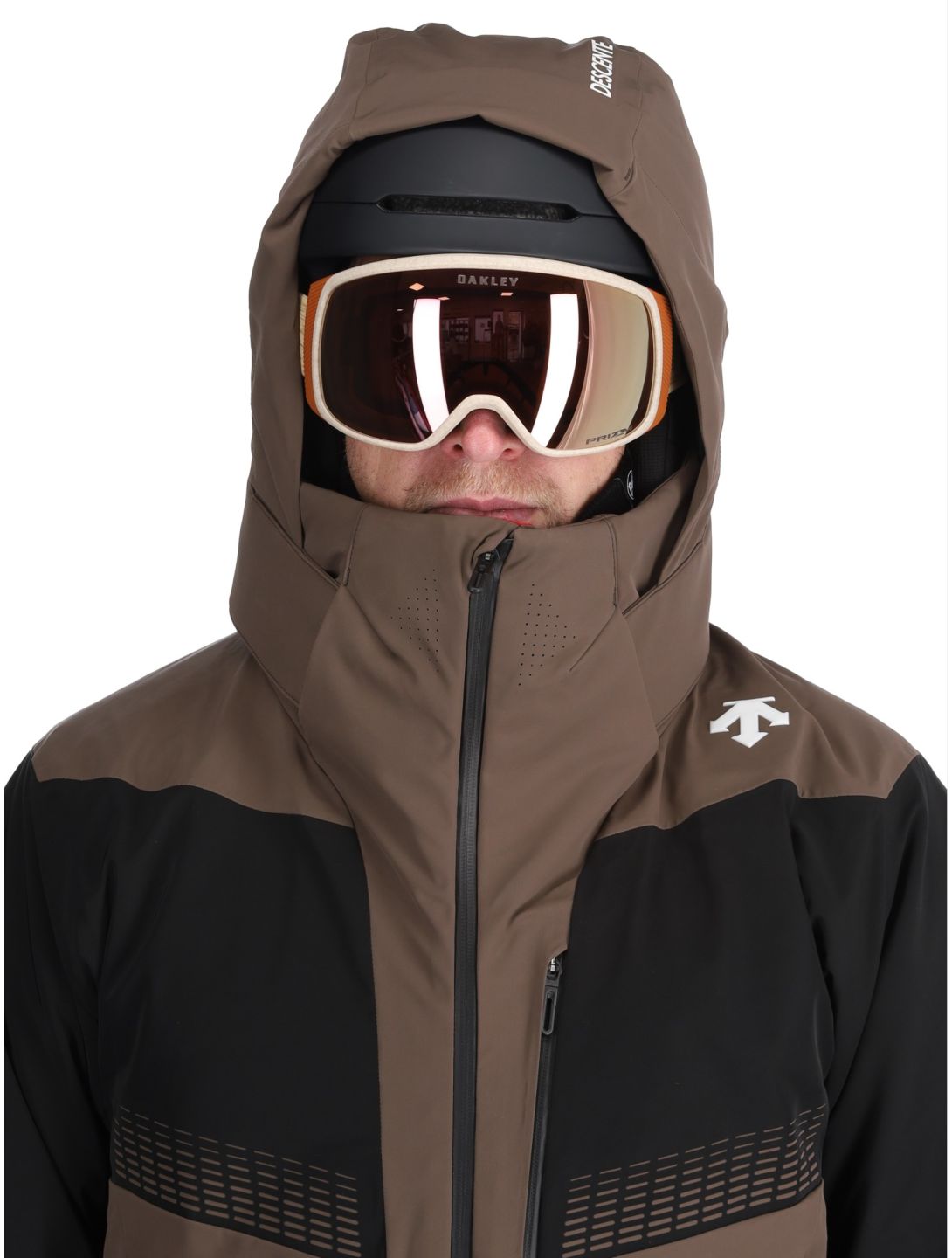 Descente, M-GK26 giacca sci uomo Bark Brown marrone 