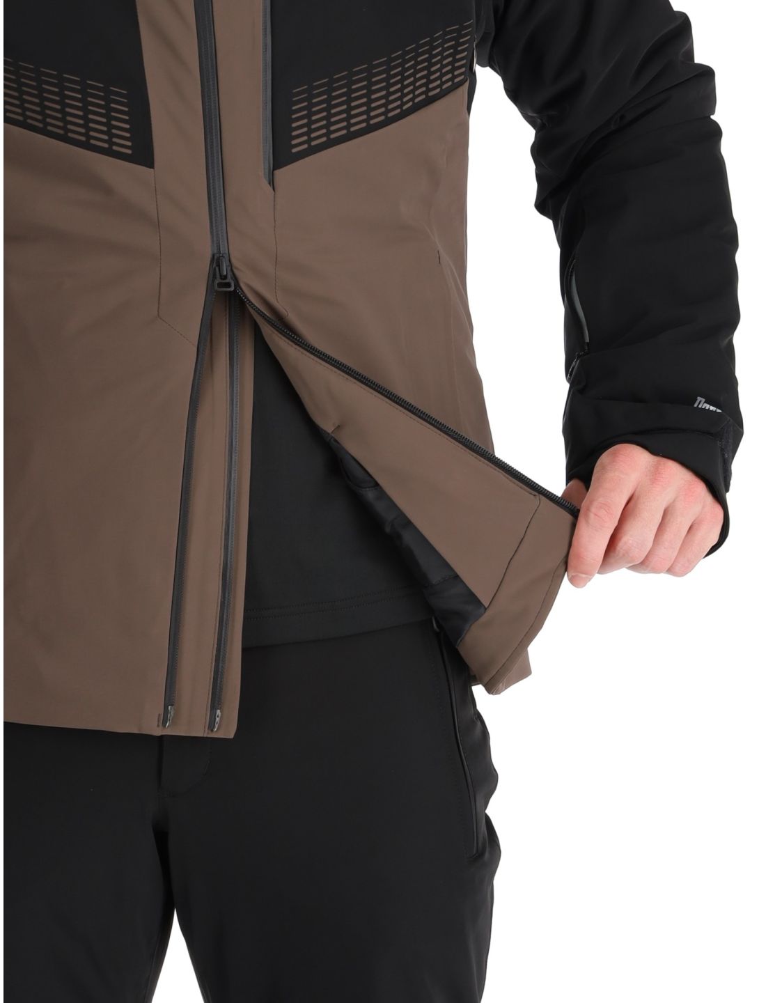 Descente, M-GK26 giacca sci uomo Bark Brown marrone 