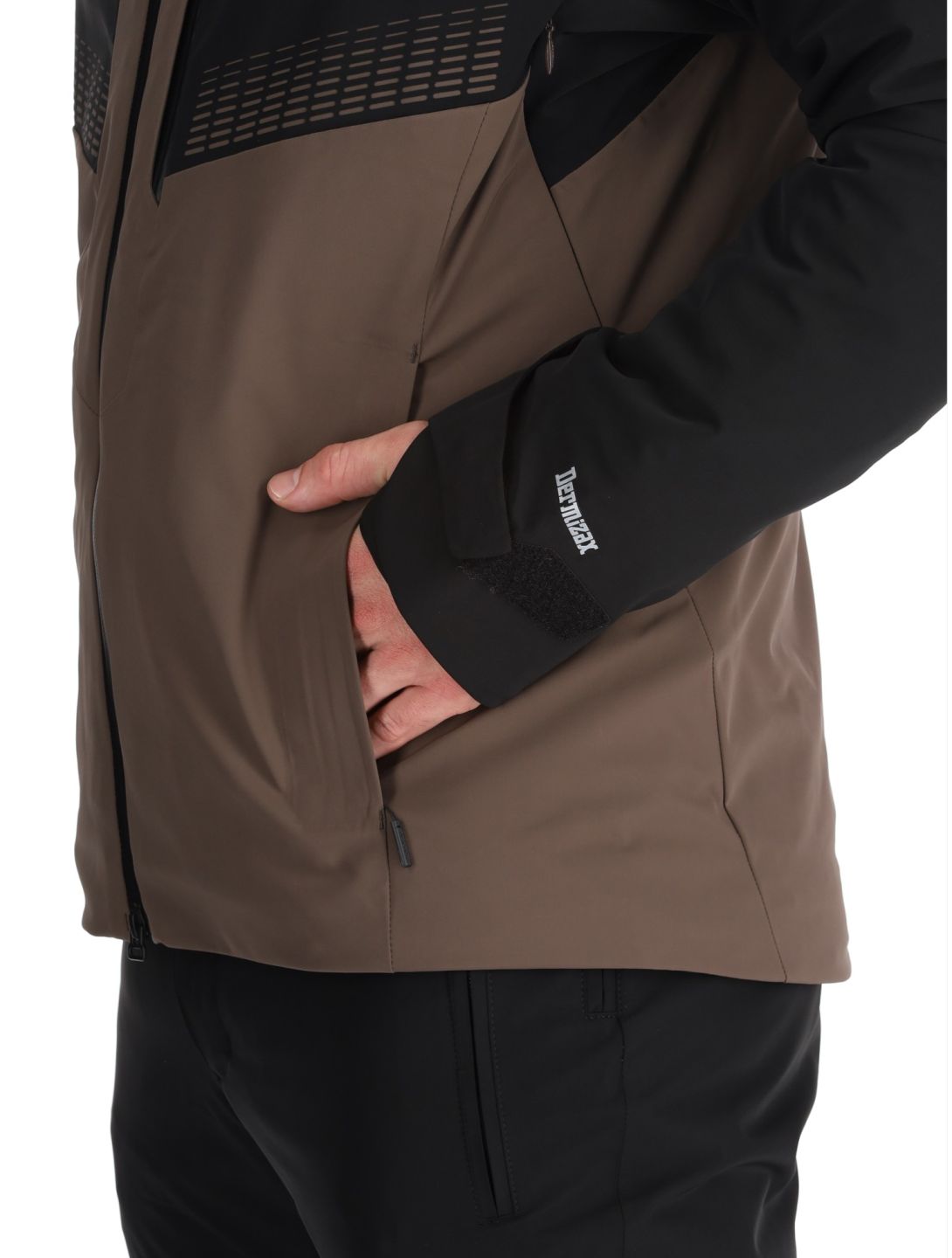 Descente, M-GK26 giacca sci uomo Bark Brown marrone 