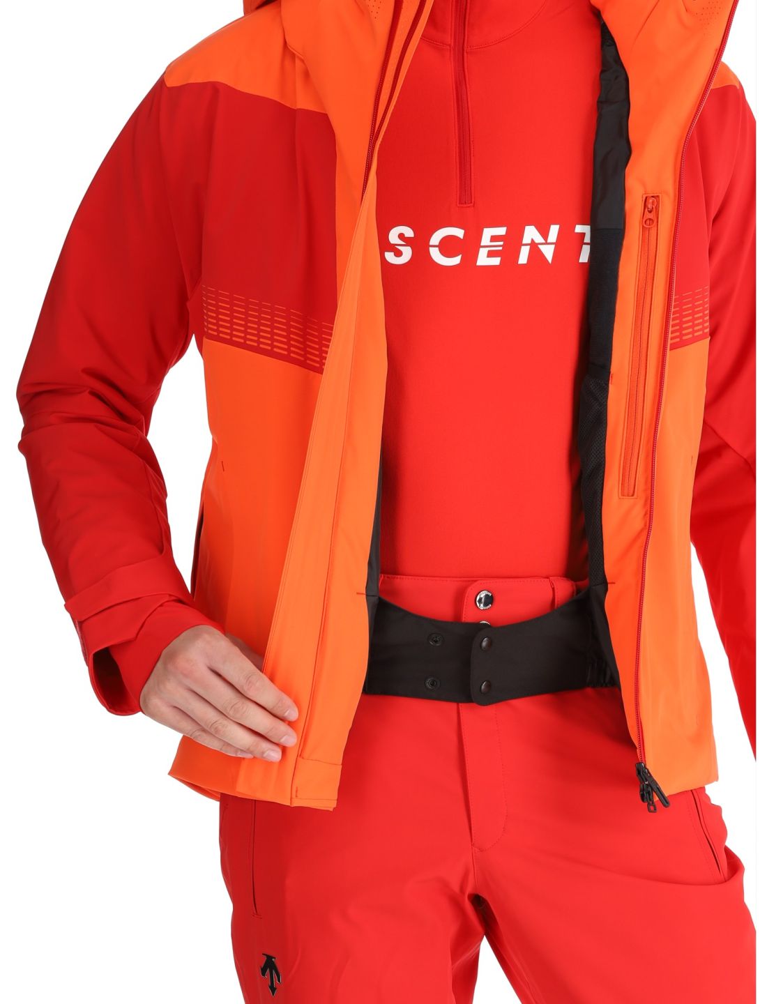 Descente, M-GK26 giacca sci uomo Momiji Orange arancio 