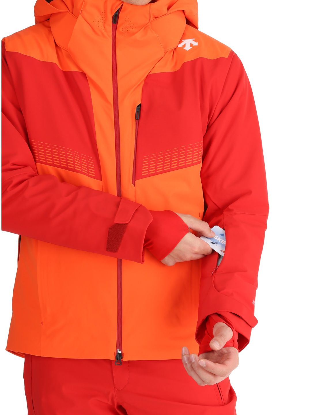 Descente, M-GK26 giacca sci uomo Momiji Orange arancio 