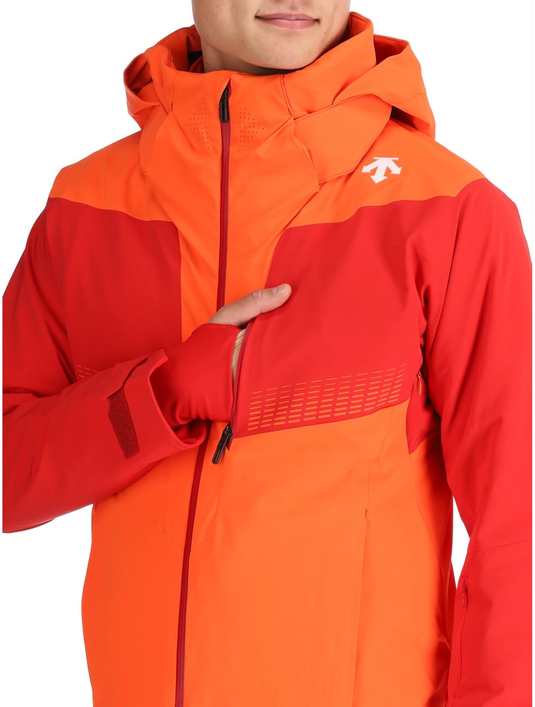 Descente, M-GK26 giacca sci uomo Momiji Orange arancio 