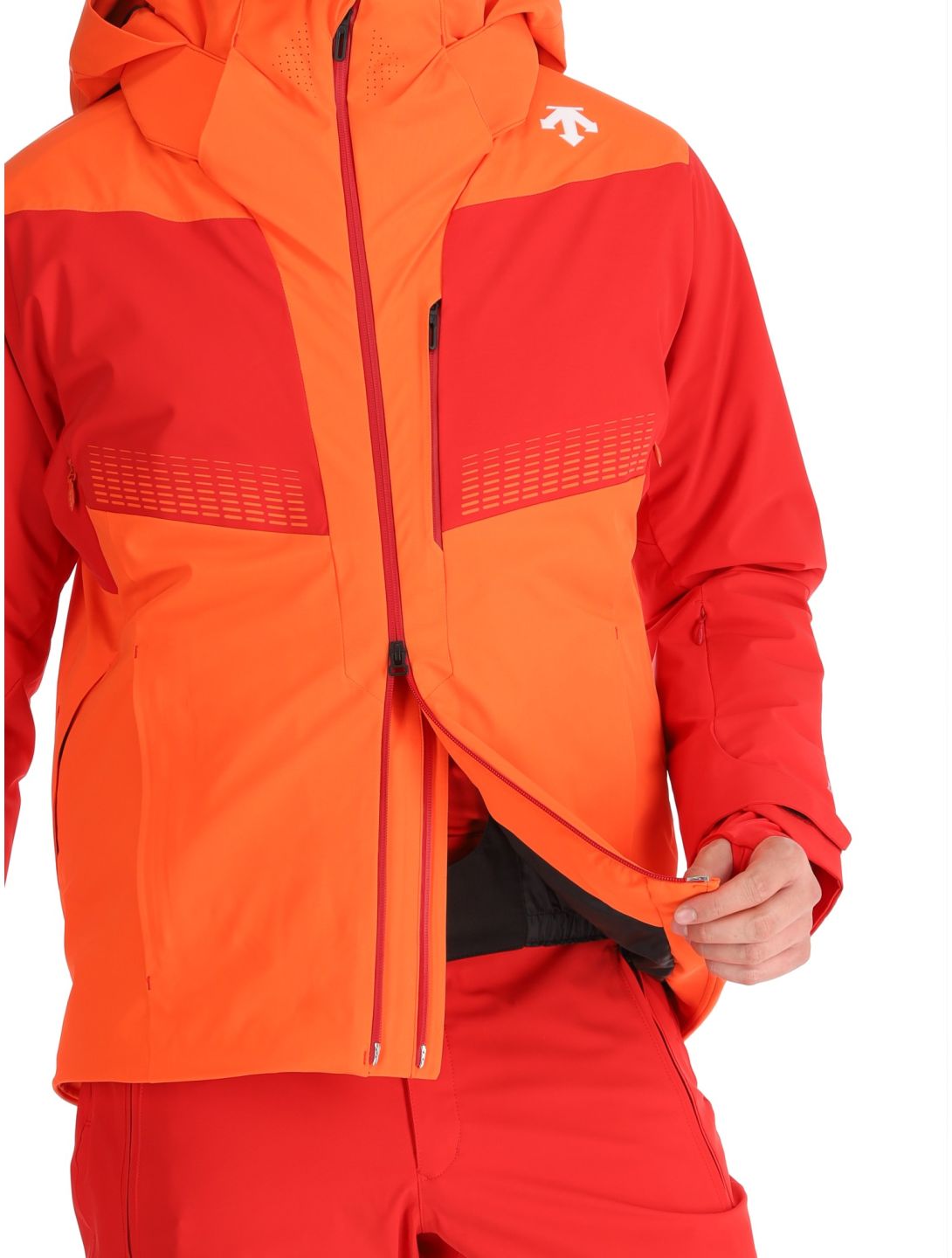 Descente, M-GK26 giacca sci uomo Momiji Orange arancio 