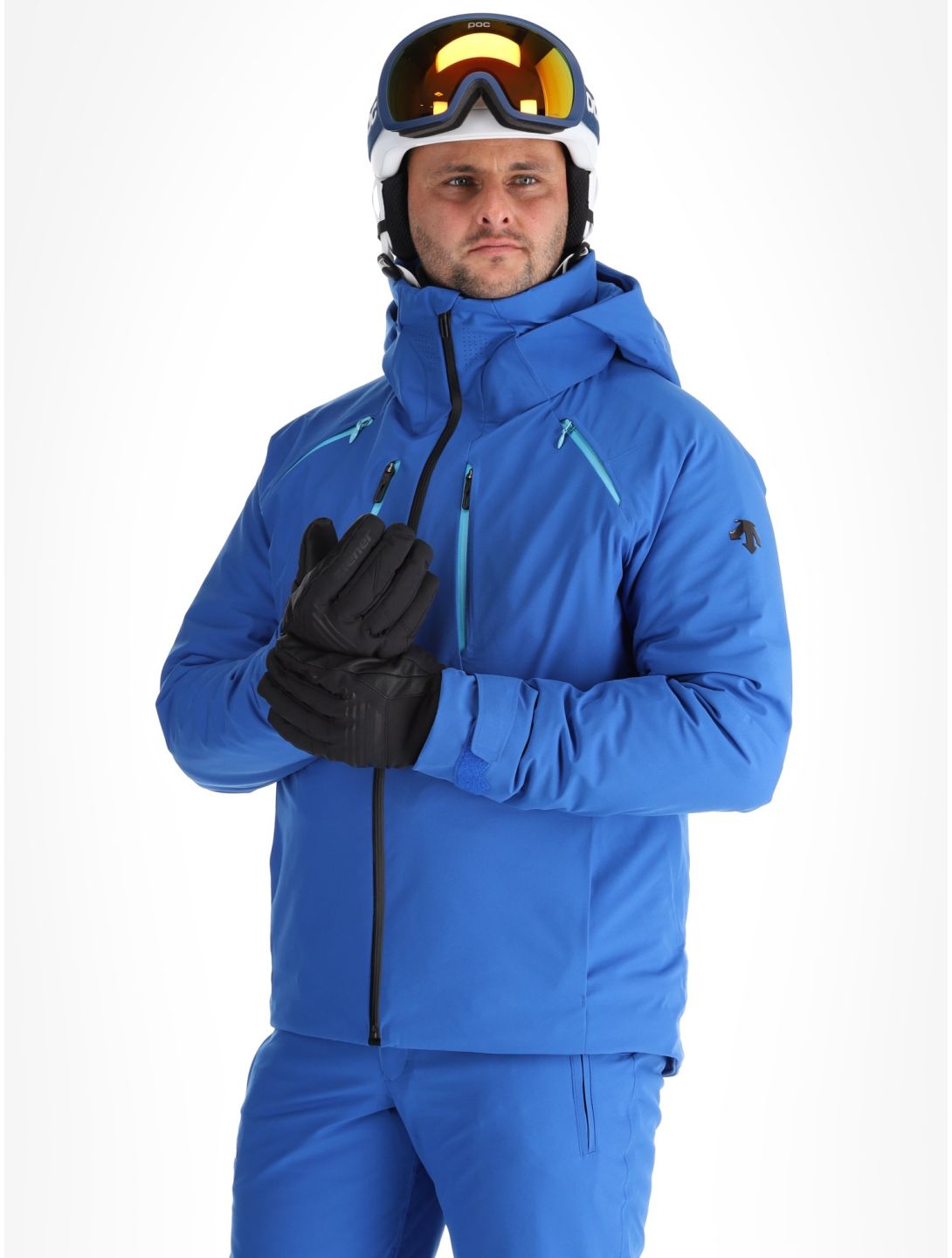 Descente, M-GK27 giacca sci uomo Echo Blue blu 