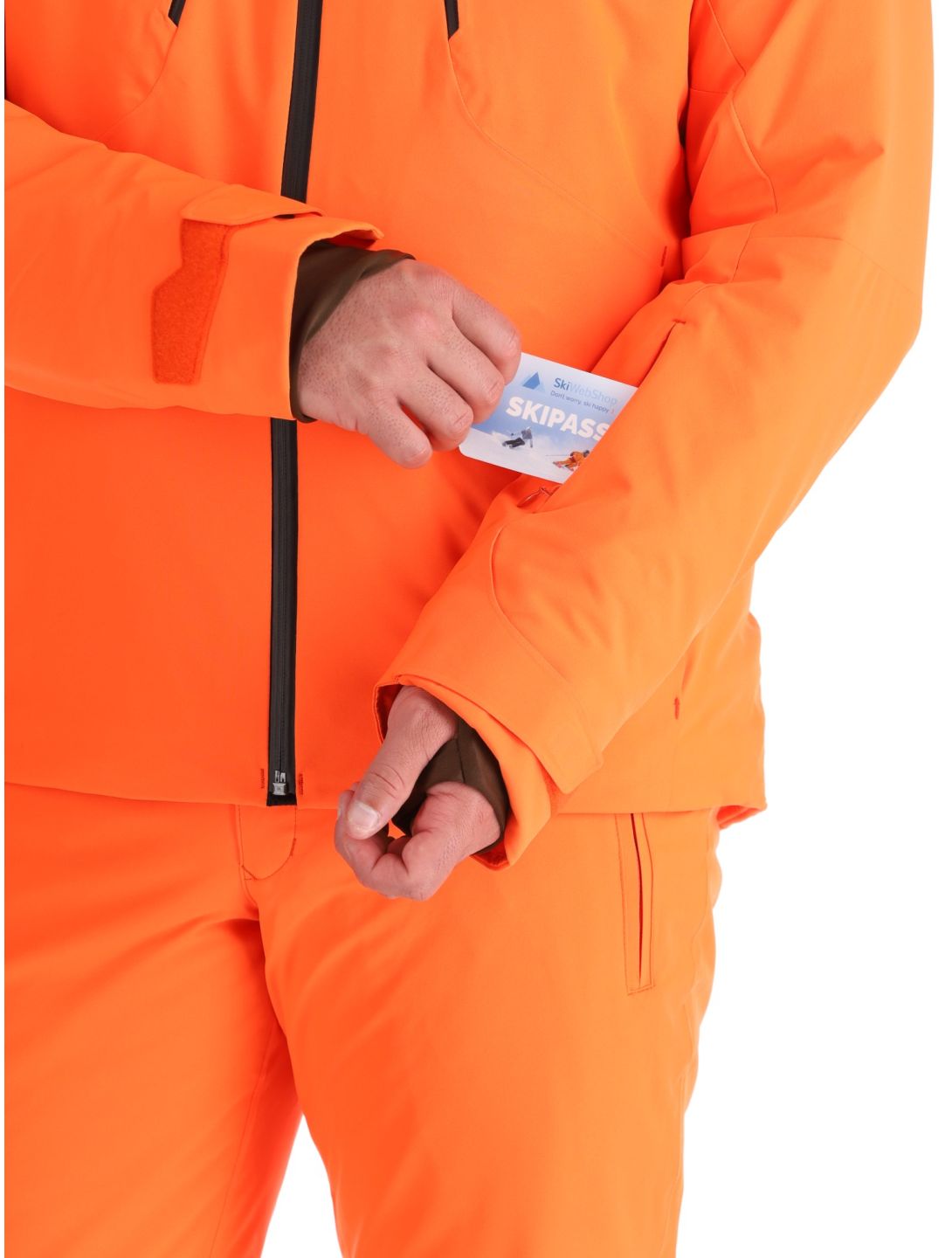 Descente, M-GK27 giacca sci uomo Momiji Orange arancio 