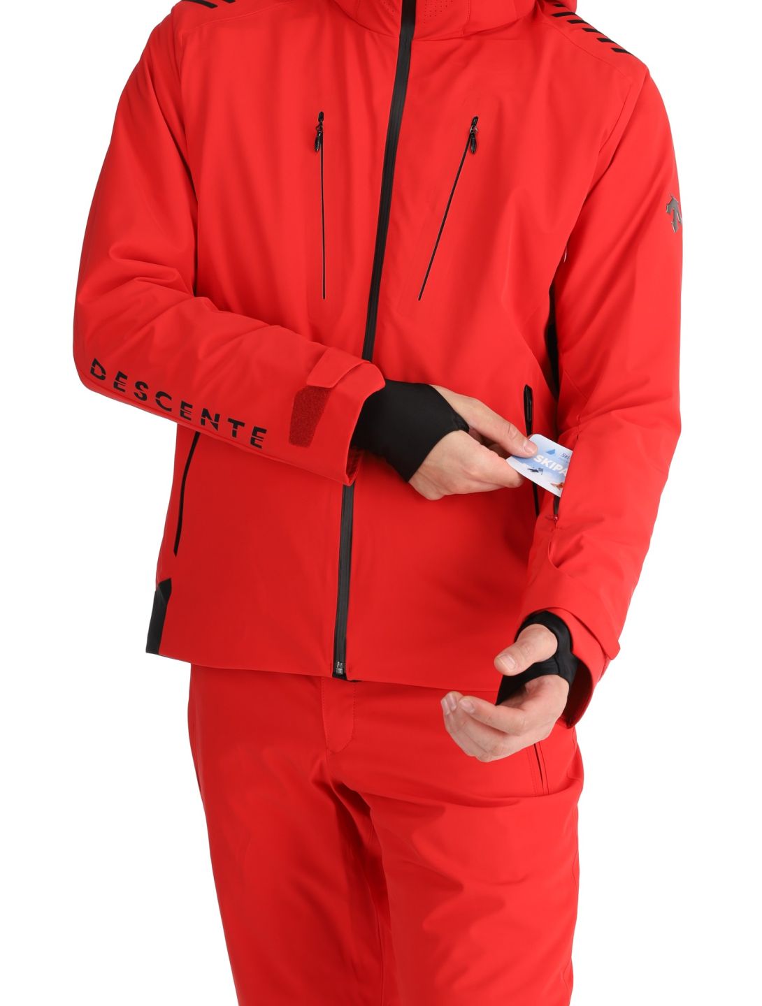 Descente, M-GK29 giacca sci uomo Electric Red rosso 