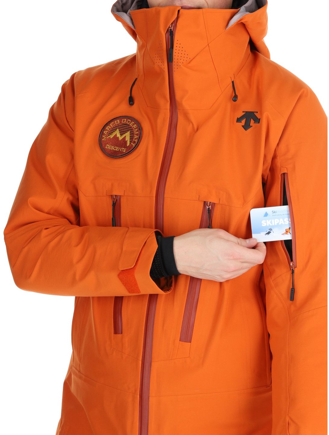 Descente, M-GK50M guscio uomo Ripen Orange arancio 