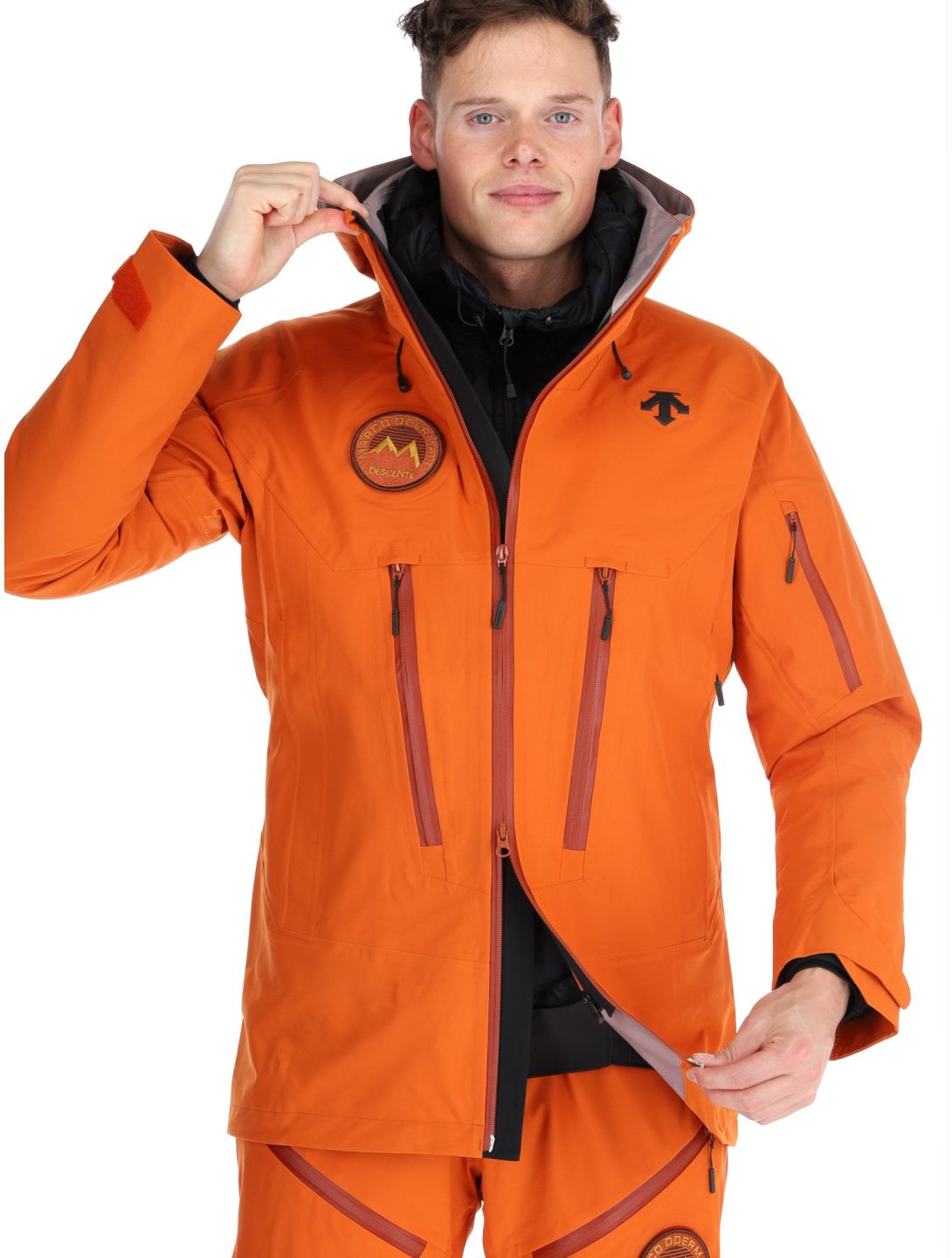 Descente, M-GK50M guscio uomo Ripen Orange arancio 