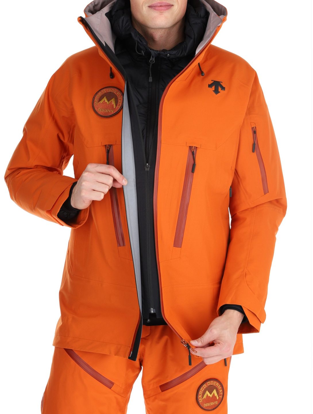 Descente, M-GK50M guscio uomo Ripen Orange arancio 