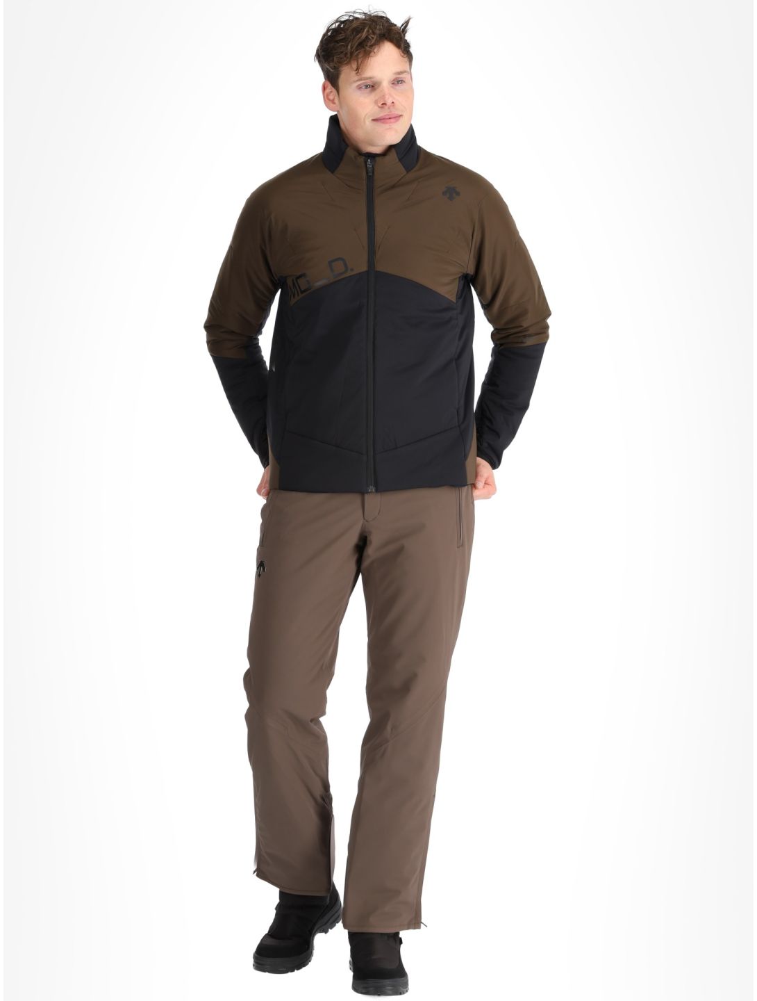 Descente, M-GK60M piumino uomo Brown marrone 