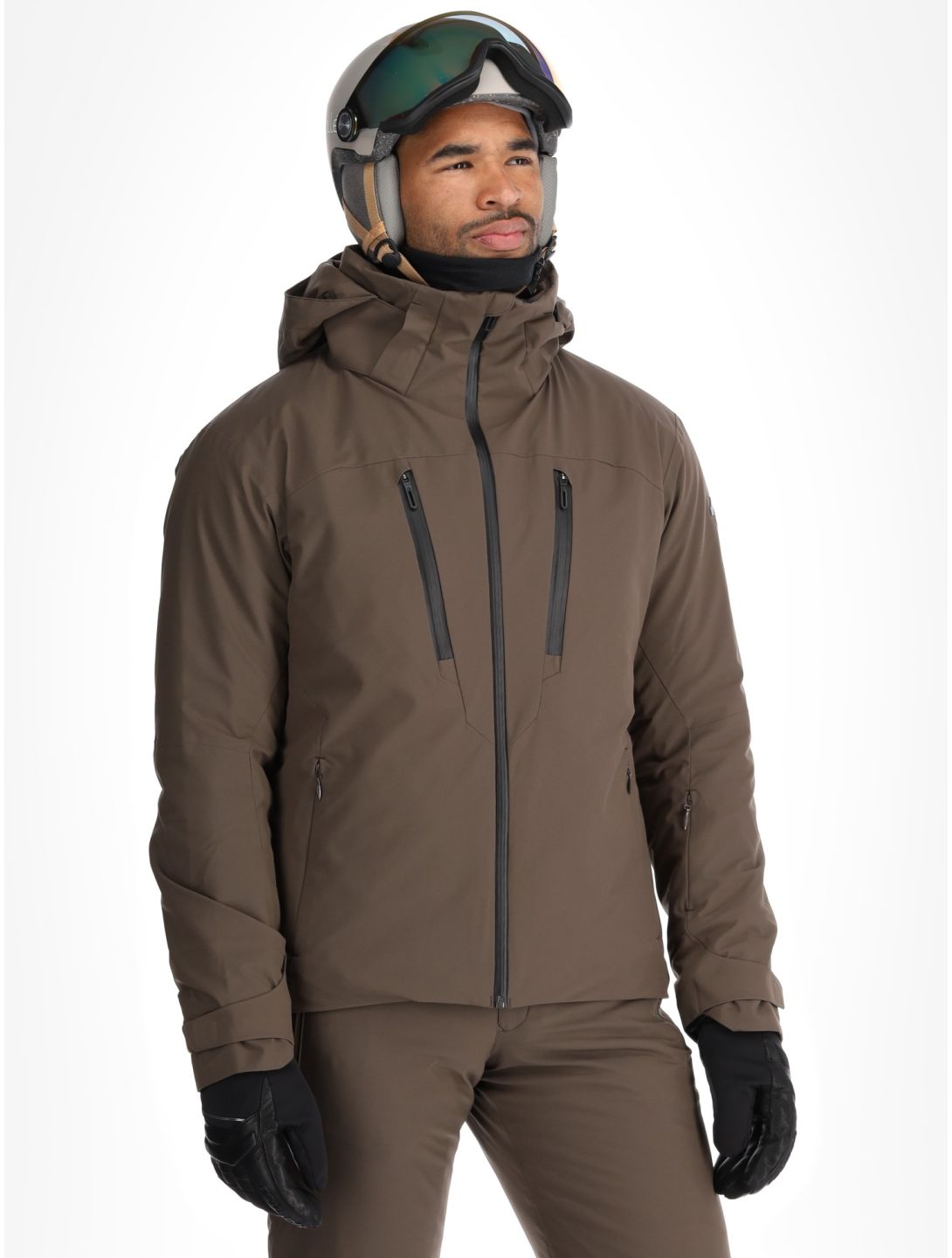 Descente, M-GK80 giacca sci uomo Bark Brown marrone 