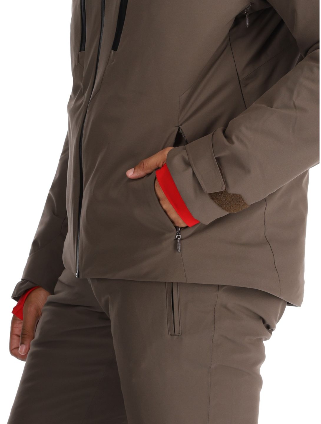 Descente, M-GK80 giacca sci uomo Bark Brown marrone 