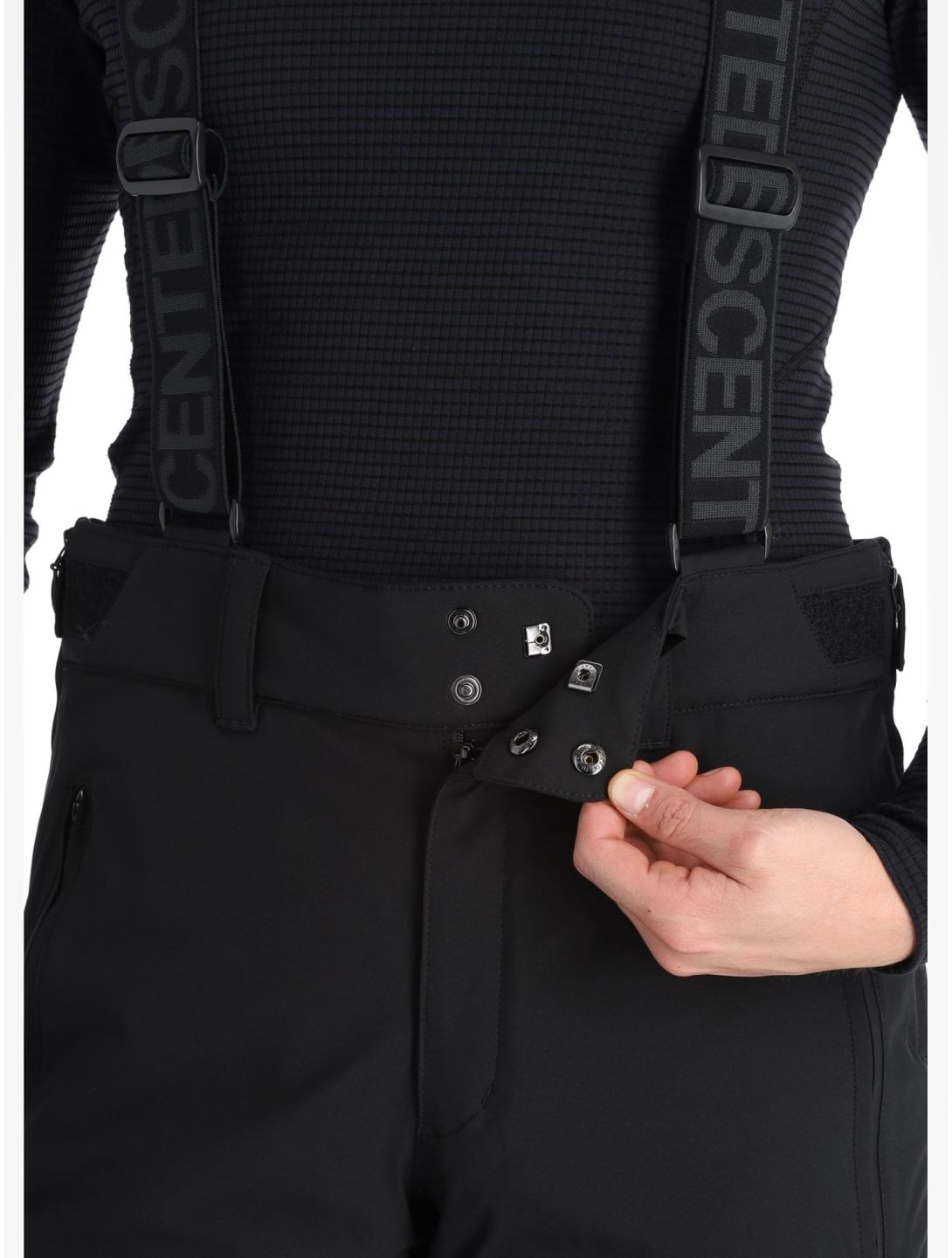 Descente, Roscoe pantaloni da sci uomo Black nero 