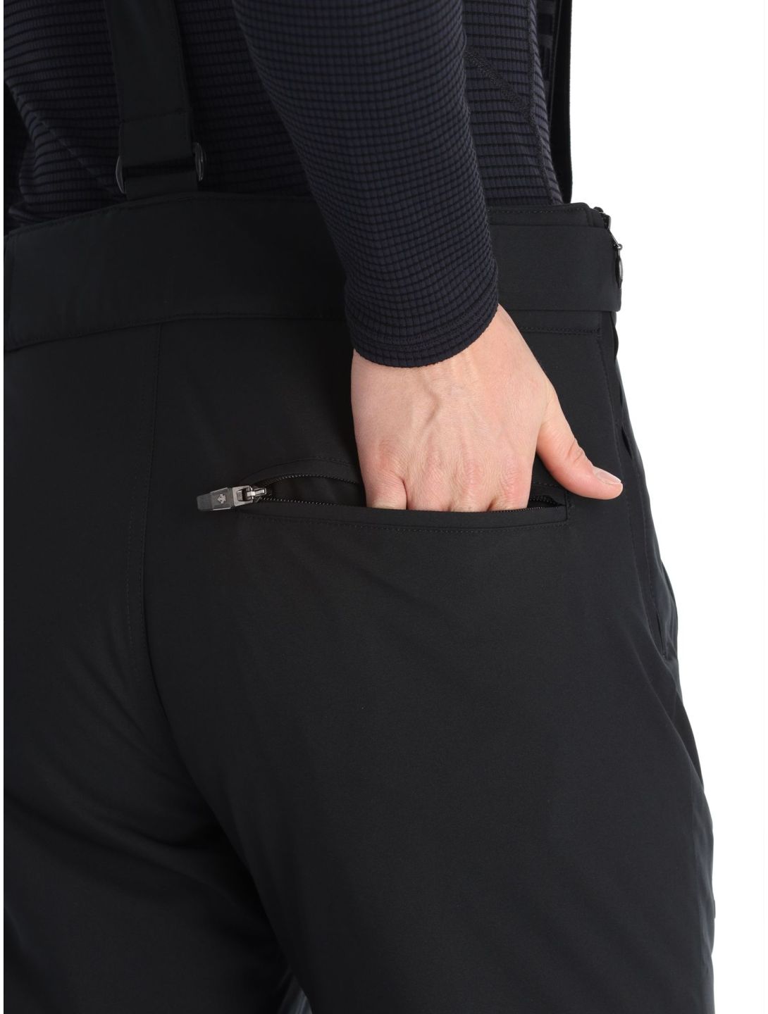 Descente, Roscoe pantaloni da sci uomo Black nero 