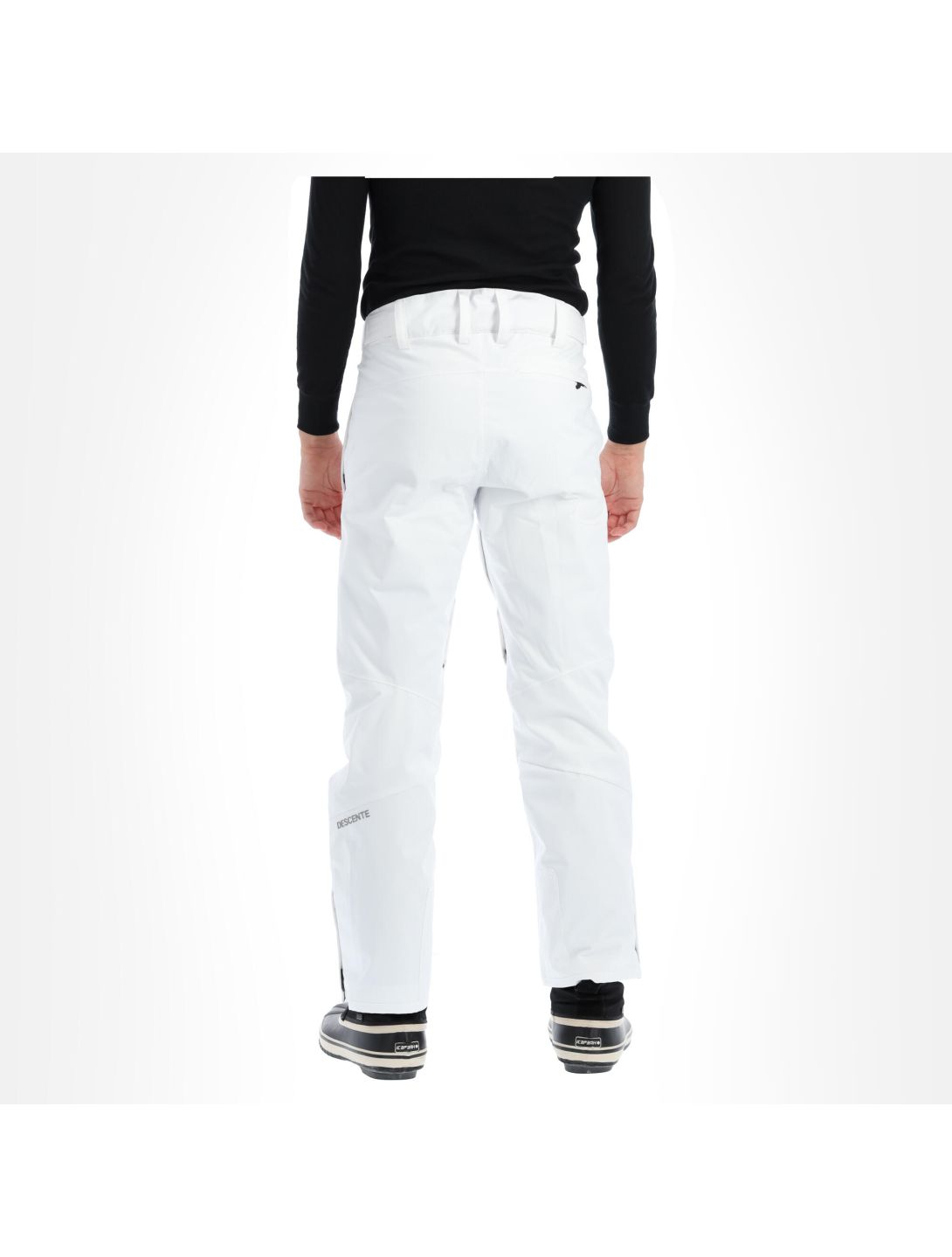 Descente, Stock Pant pantaloni da sci uomo super bianco