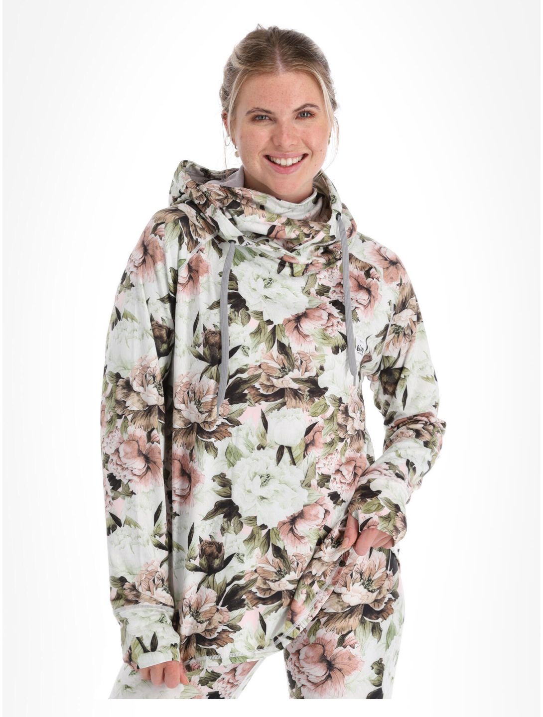 Eivy, Boyfriends Fit Hoodie maglia termica donna Bloom multicolorato 