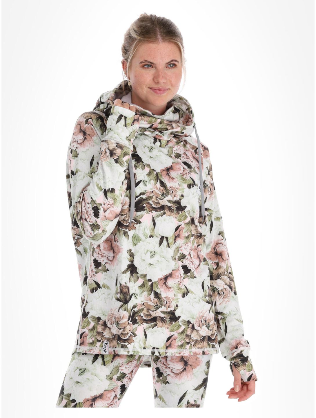 Eivy, Boyfriends Fit Hoodie maglia termica donna Bloom multicolorato 