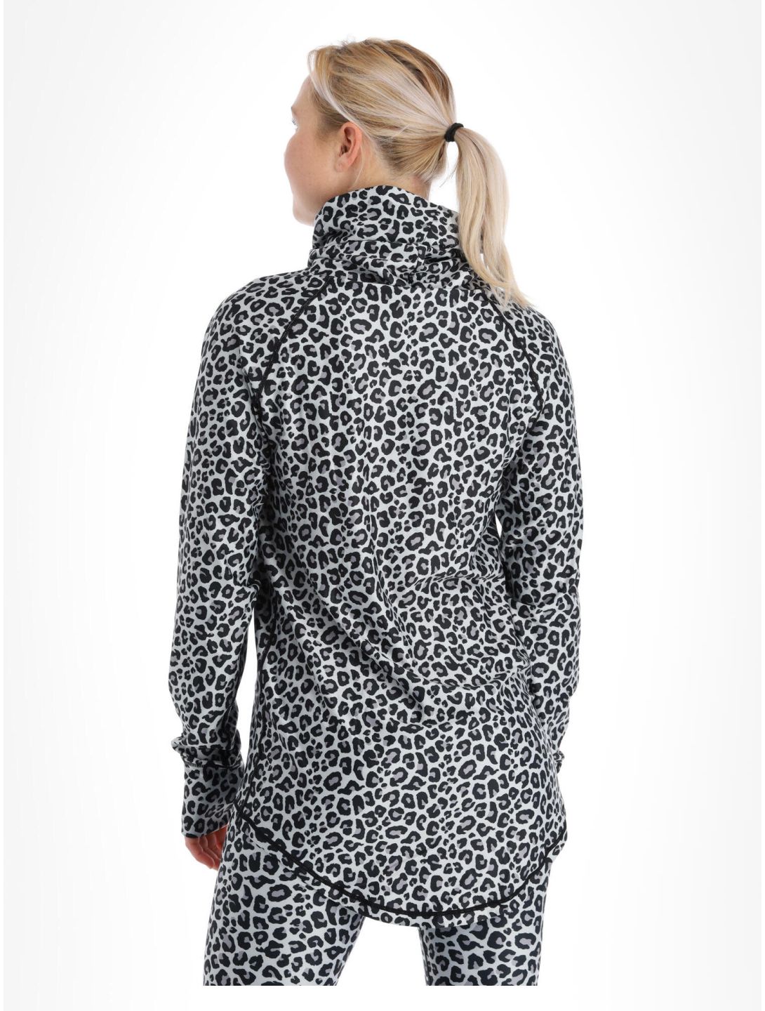 Eivy, Icecold Gaiter maglia termica donna Snow Leopard bianco 