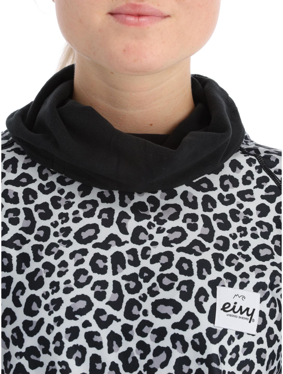 Eivy, Icecold Gaiter maglia termica donna Snow Leopard bianco 