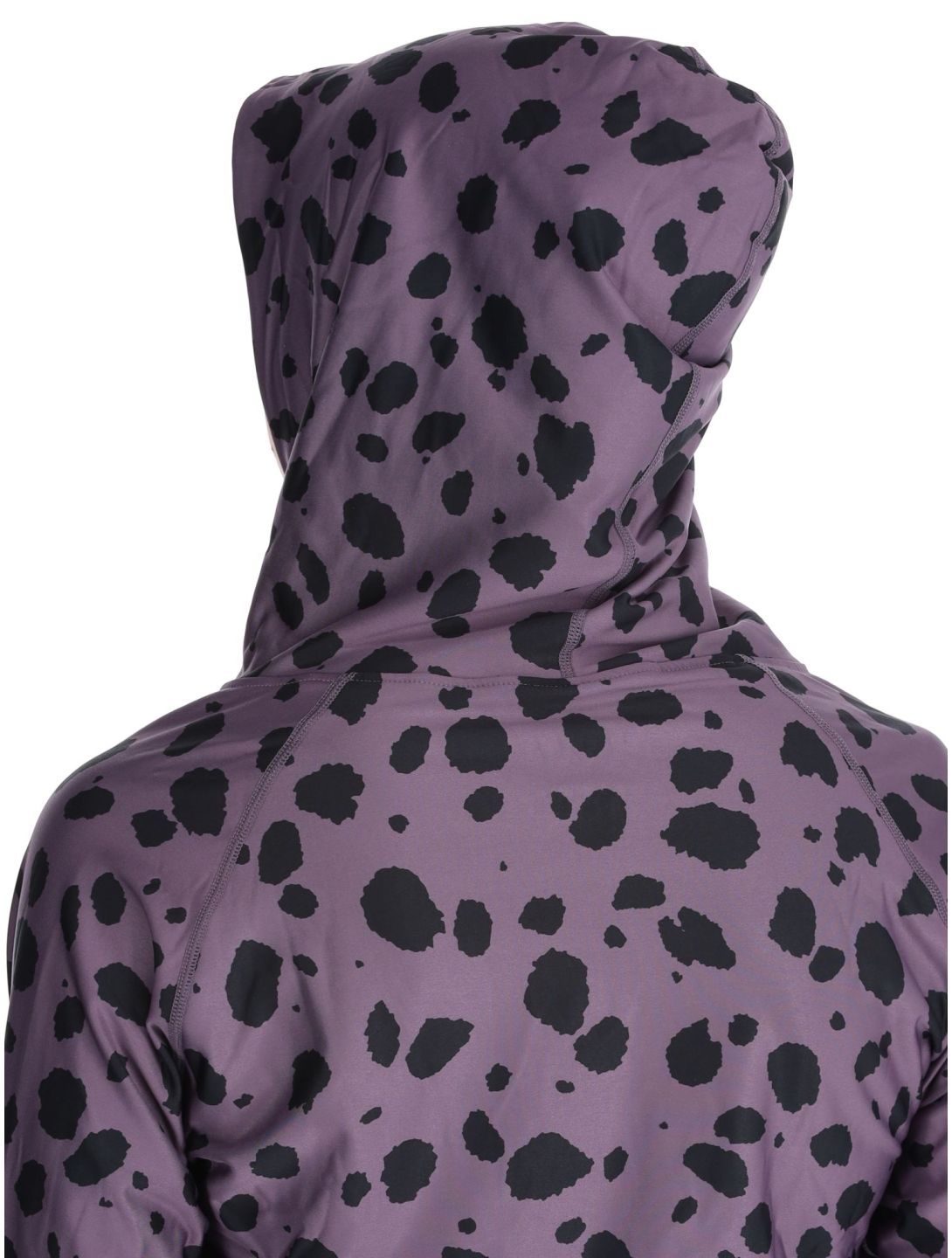 Eivy, Icecold Hood maglia termica donna Purple Cheetah nero, viola 