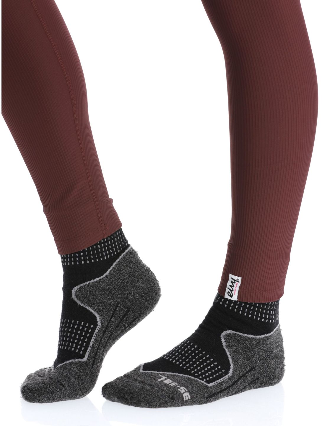 Eivy, Icecold Rib Tights pantaloni termici donna Wine borgogna 