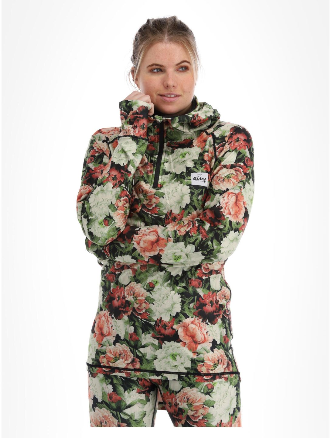 Eivy, Icecold Zip Hood maglione donna Autumn Bloom multicolorato 