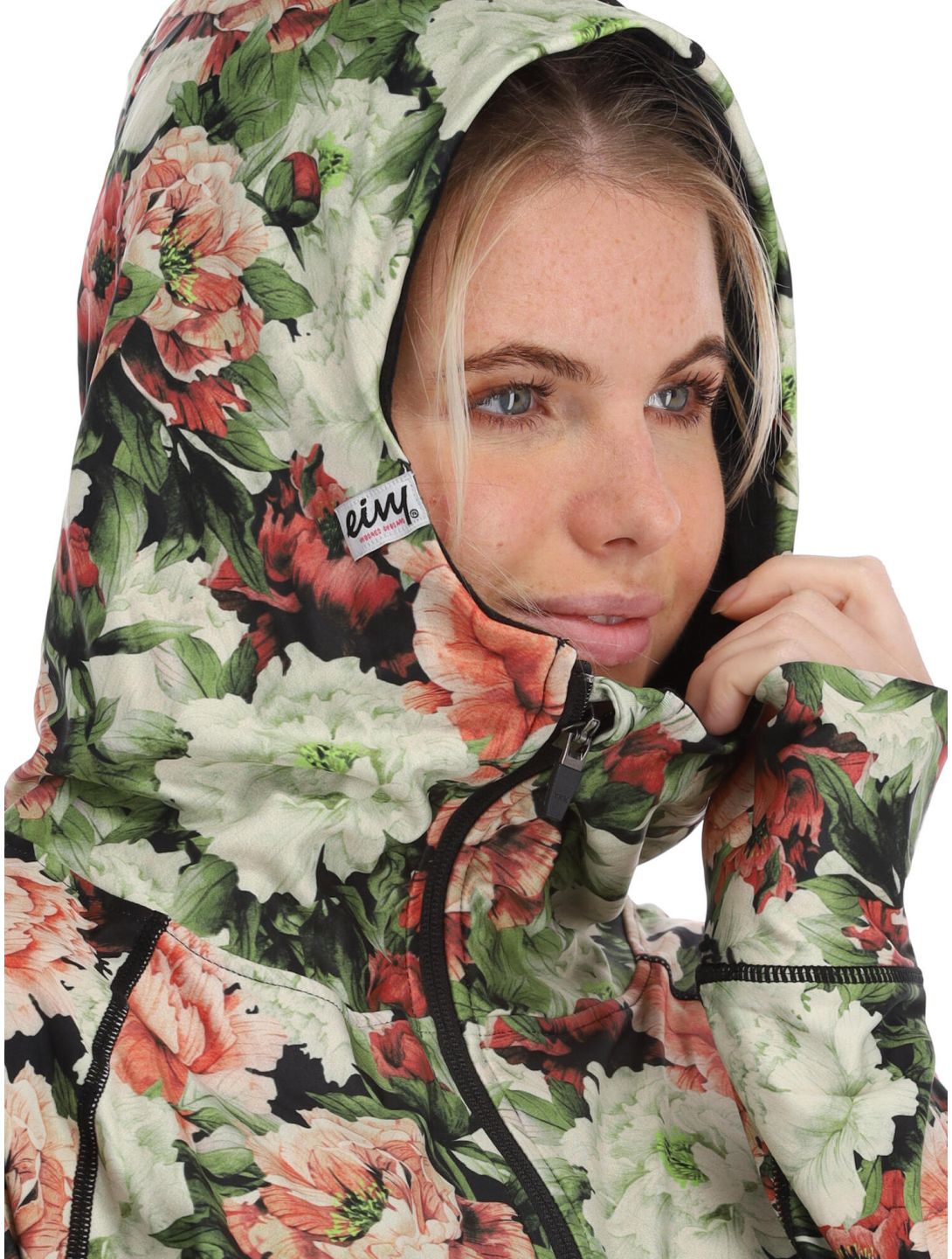 Eivy, Icecold Zip Hood maglione donna Autumn Bloom multicolorato 