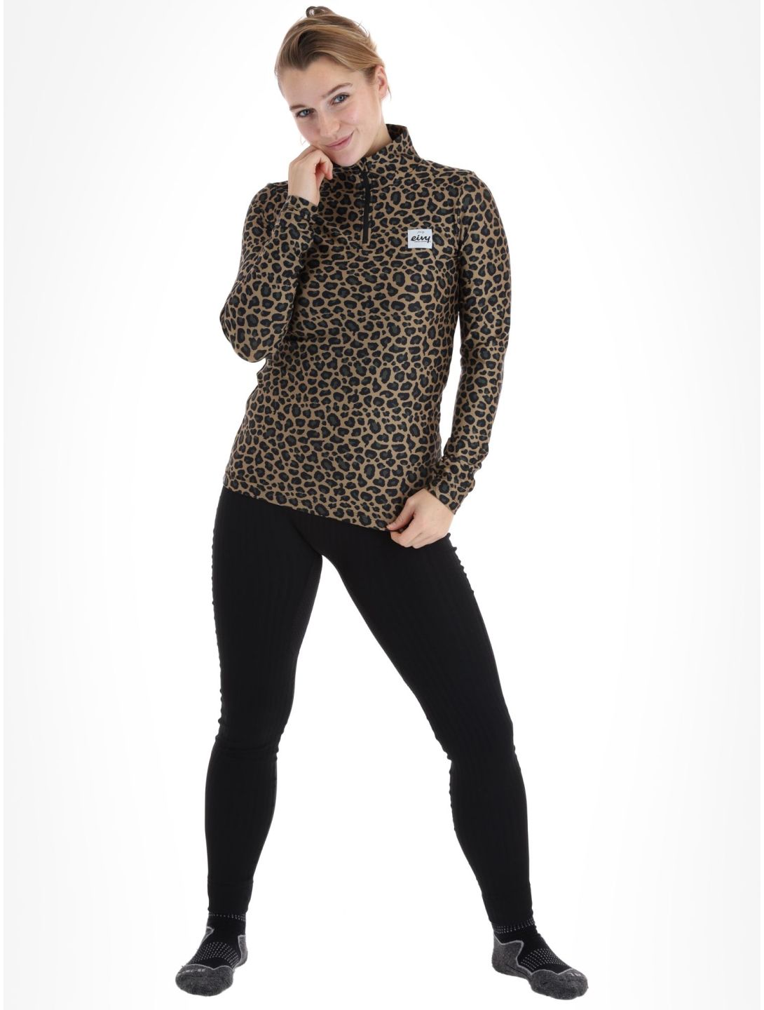 Eivy, Journey maglione donna Leopard marrone 