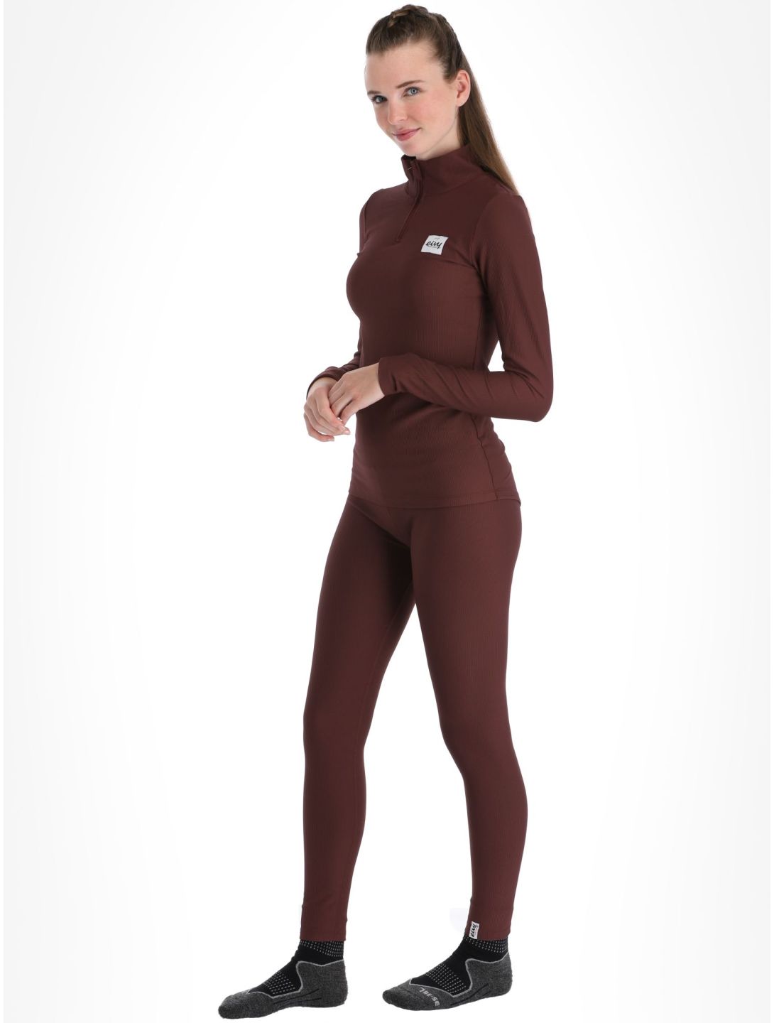 Eivy, Journey Rib maglione donna Wine borgogna 