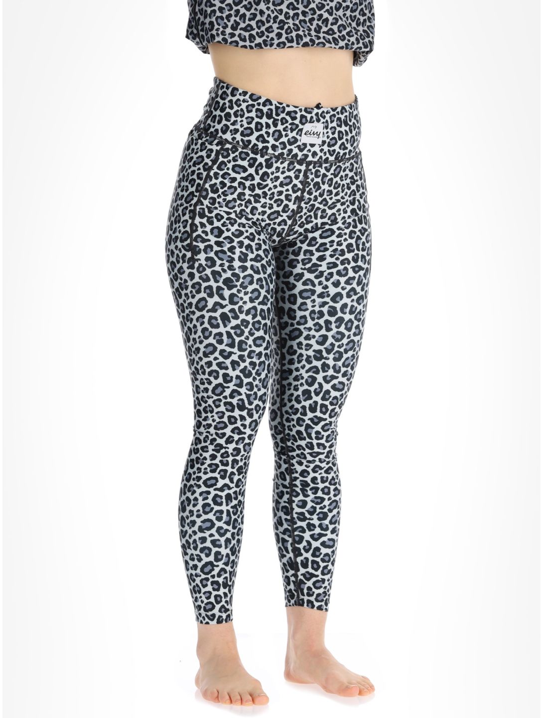 Eivy, Pocket pantaloni termici donna Snow Leopard bianco 