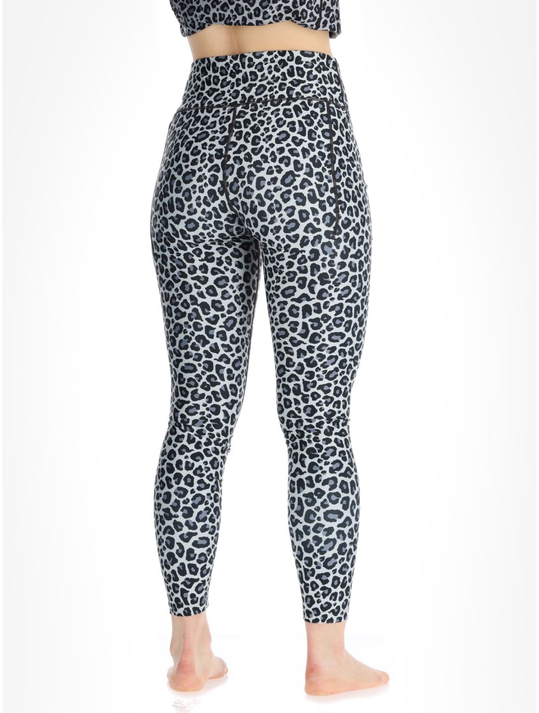 Eivy, Pocket pantaloni termici donna Snow Leopard bianco 