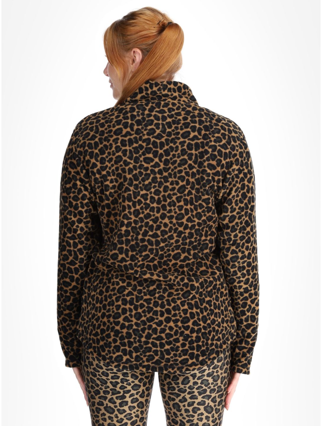 Eivy, Techlight Halfzip Fleece felpa donna Leopard marrone 