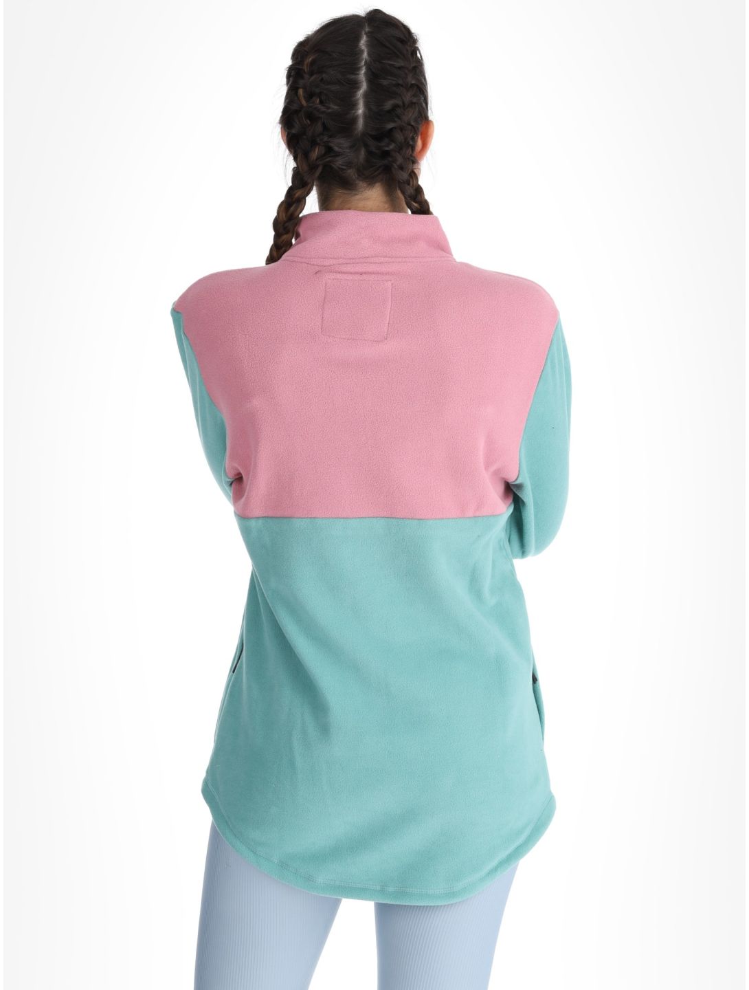 Eivy, Techlight Halfzip Fleece felpa donna Miami Turquoise verde 