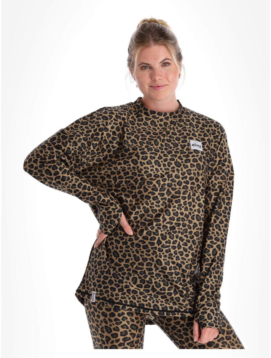 Eivy, Venture maglione donna Leopard marrone 