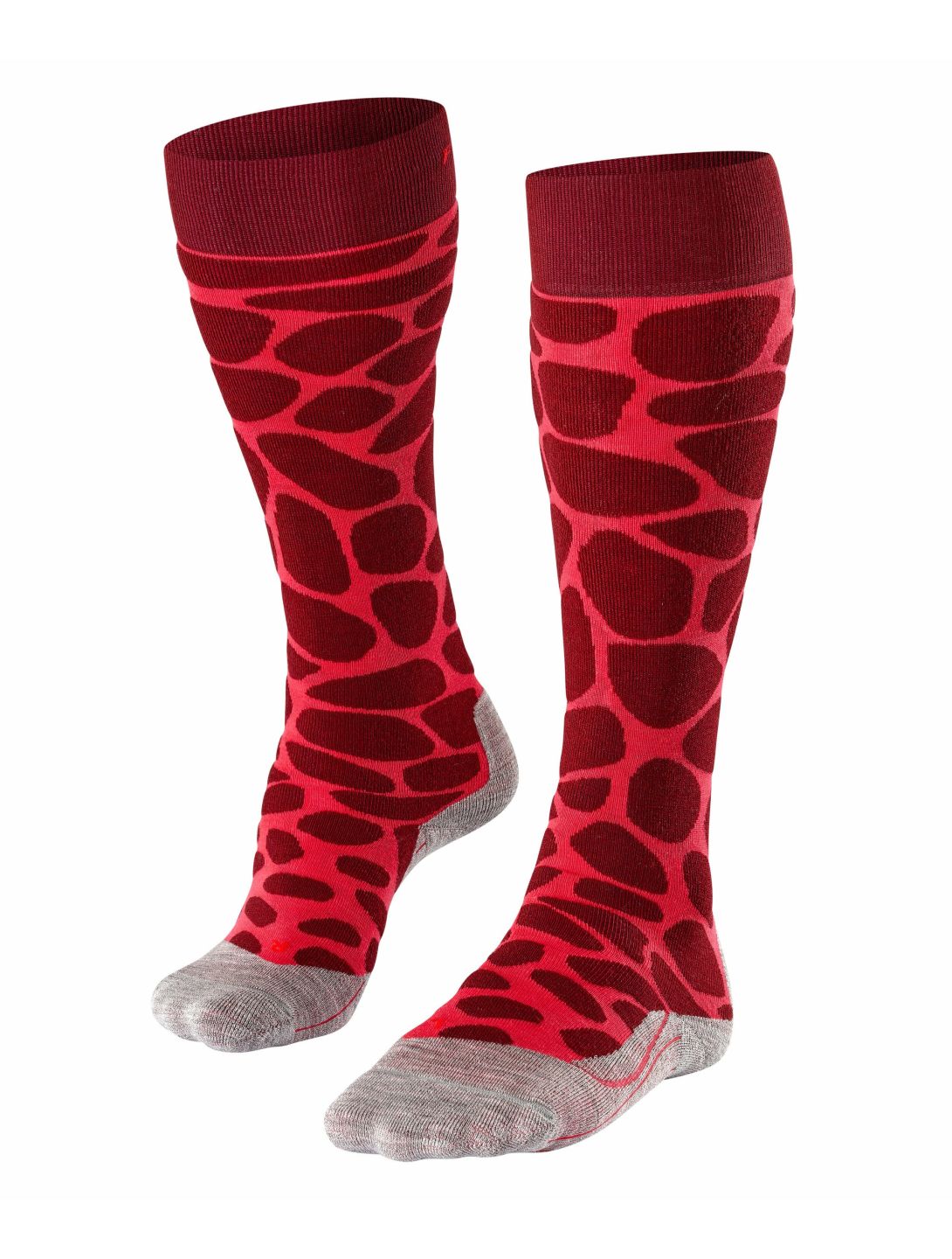 Falke, Falke SK4 Giraffe calzini da sci donna merlot rosso