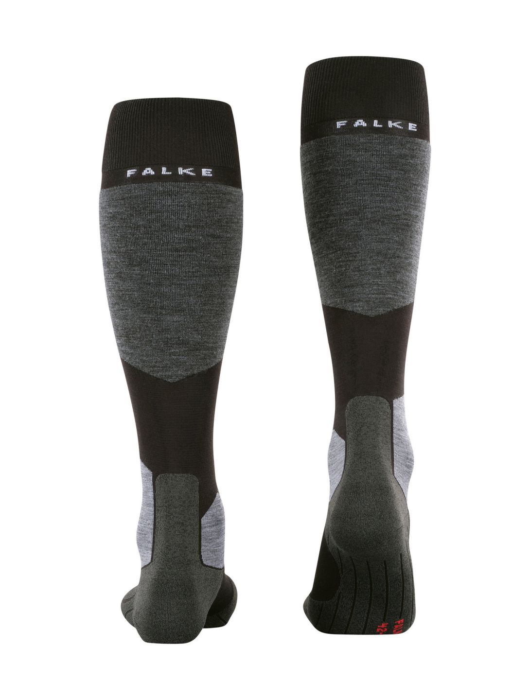 Falke, SK6 Pro calzini da sci uomo Black Mix grigio, nero 